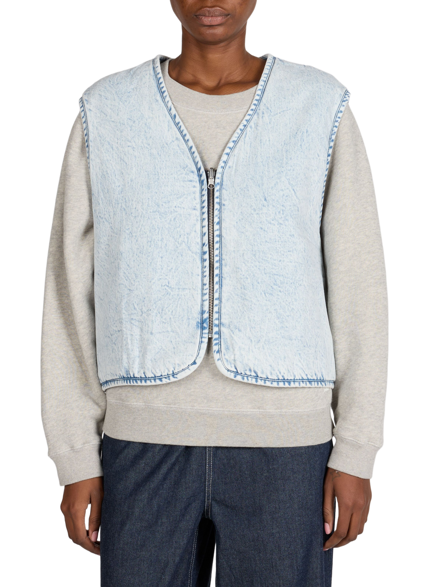 Johannie Sleeveless Vest BELLEROSE Blue