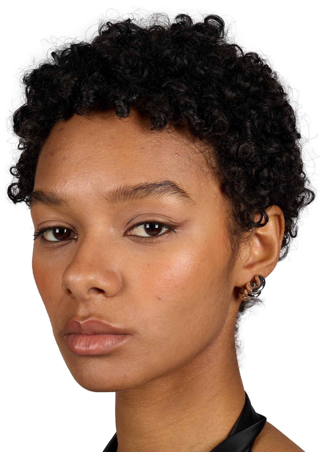 Boucles d'oreille Coil Crawler en argent MARIA BLACK Argent