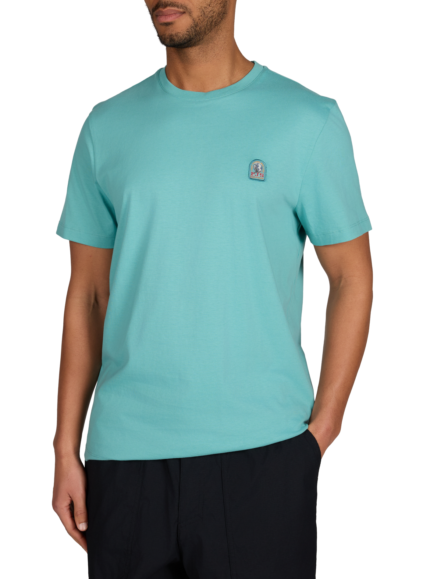 T-shirt Patch Tee in cotton PARAJUMPERS Blue