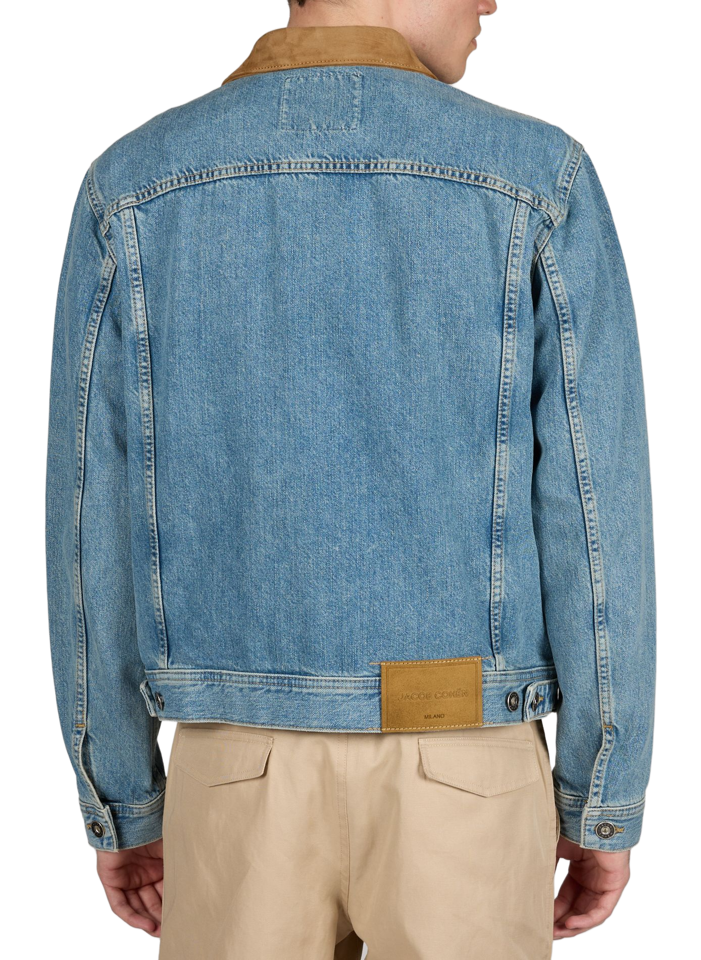 Oversized denim jacket JACOB COHEN Blue