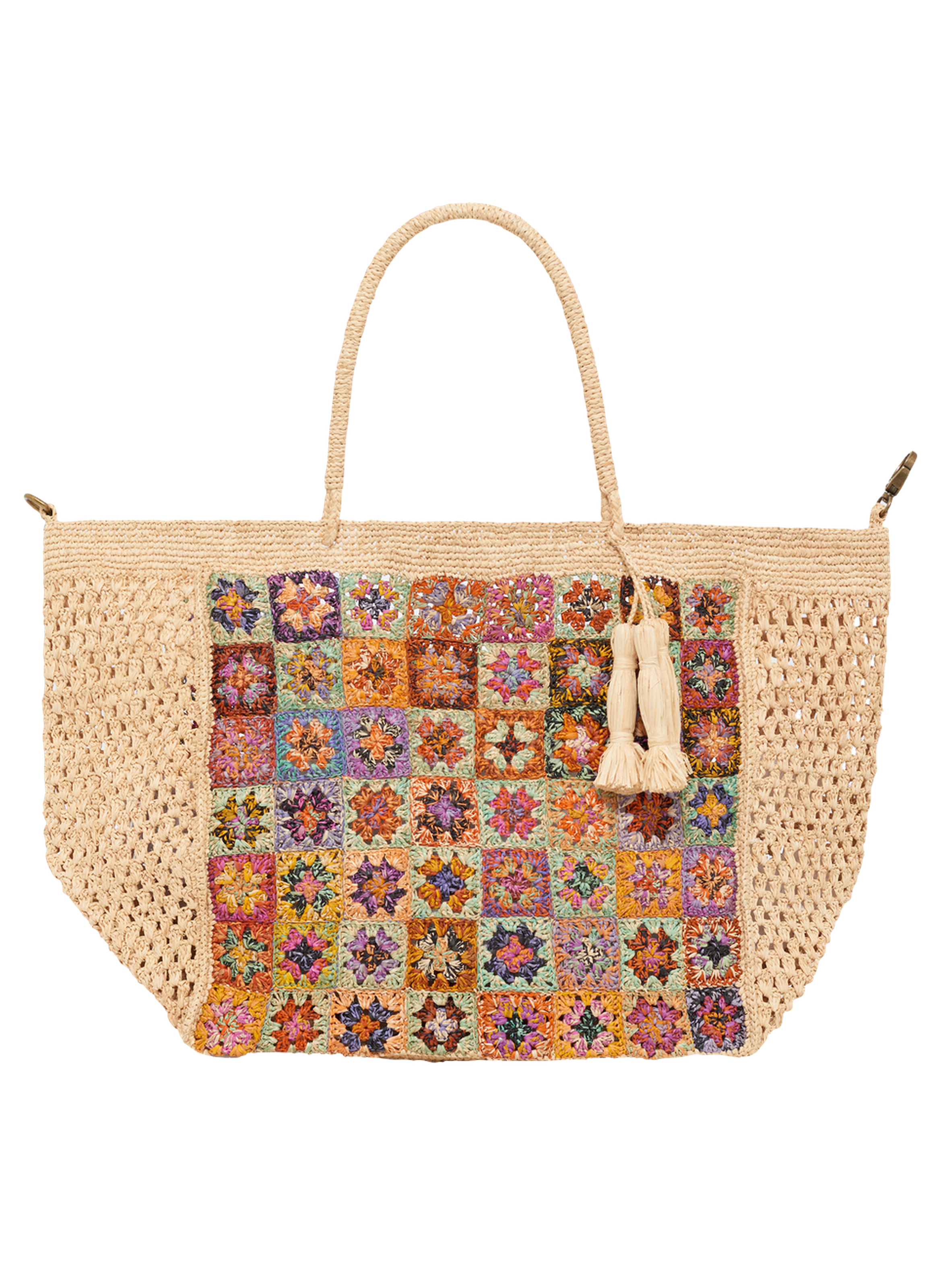 Sac en raphia - joudia PABLO Multicolore
