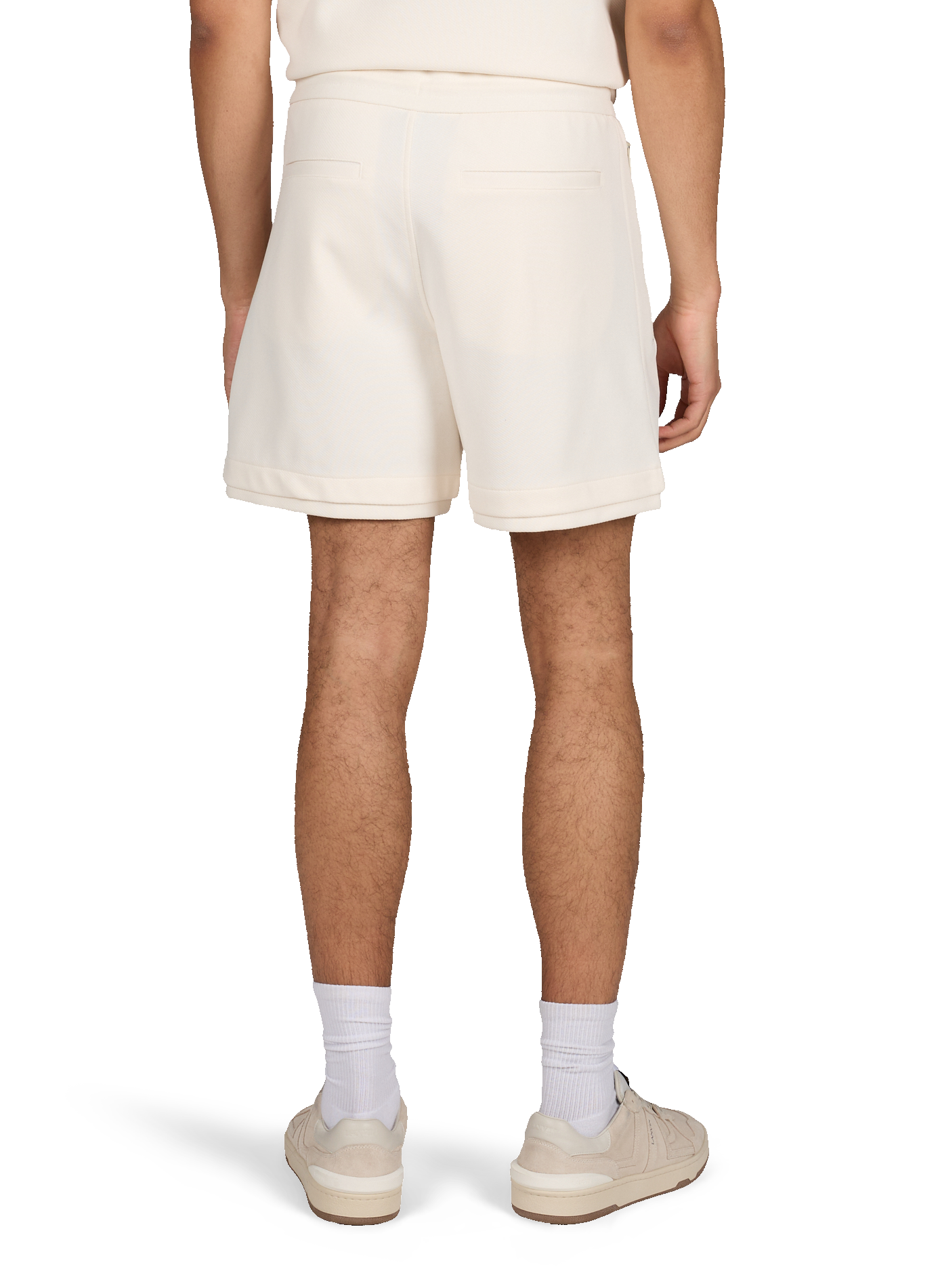 Straight Bermuda shorts in mixed cotton ARMANI EXCHANGE Beige