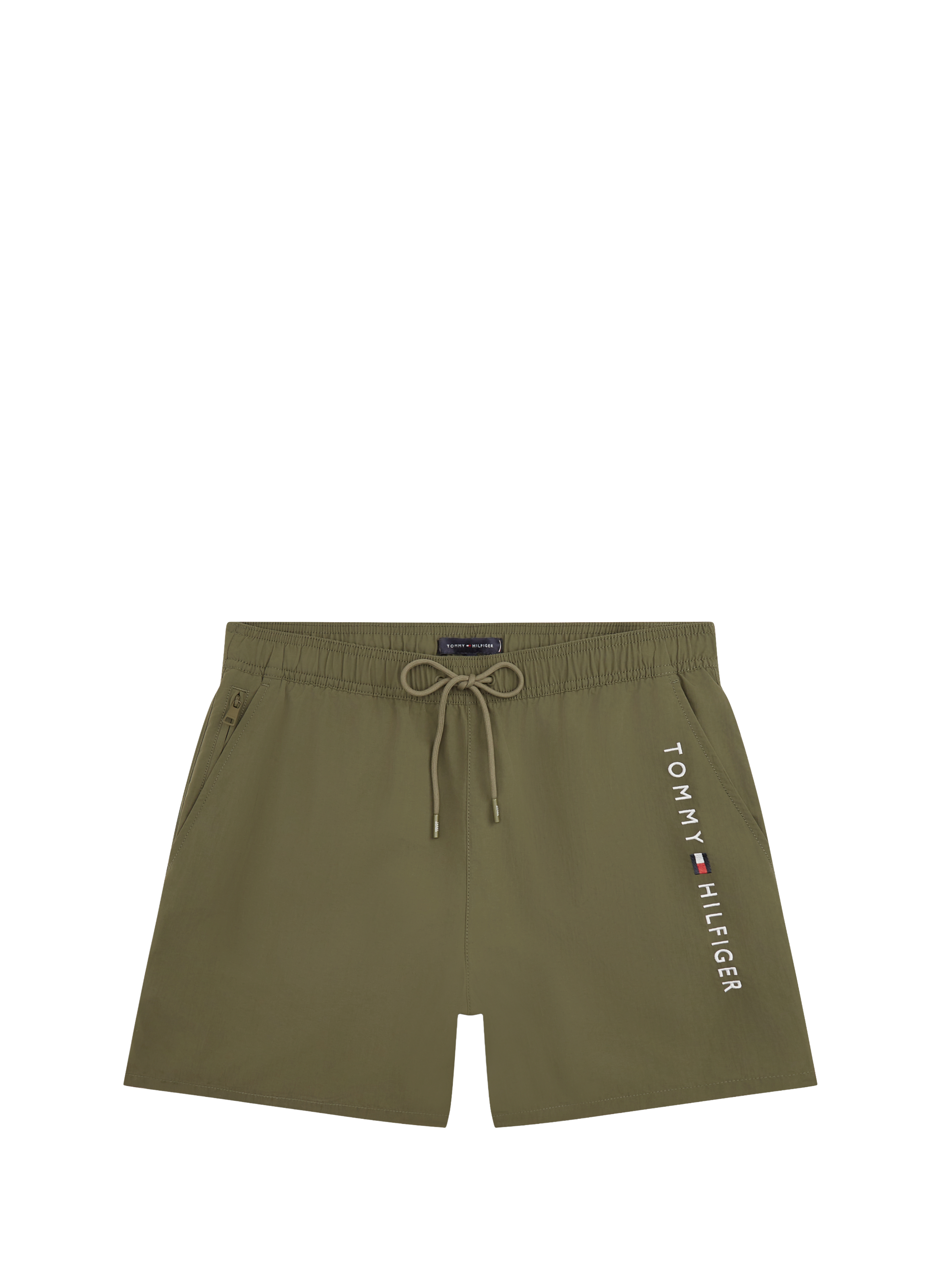 Short de bain à logo TOMMY HILFIGER Kaki
