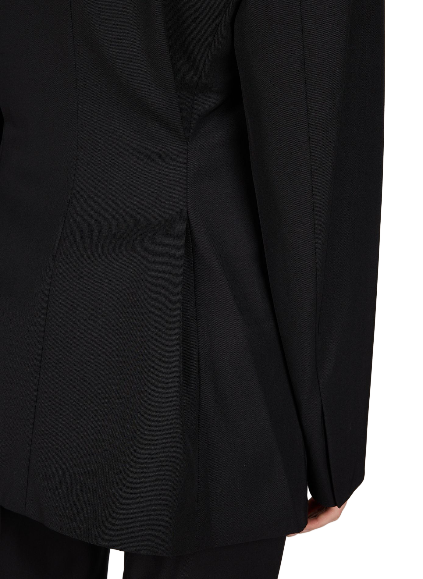 Blazer uni en laine HELMUT LANG Noir