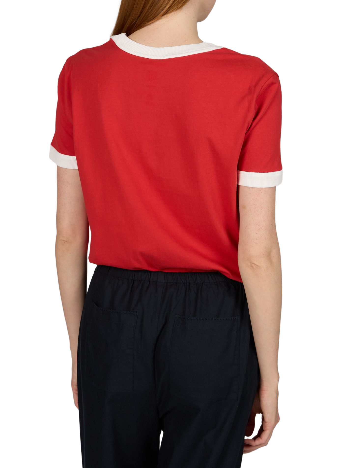 T-shirt imprimé People Zowie R en coton THINKING MU Rouge