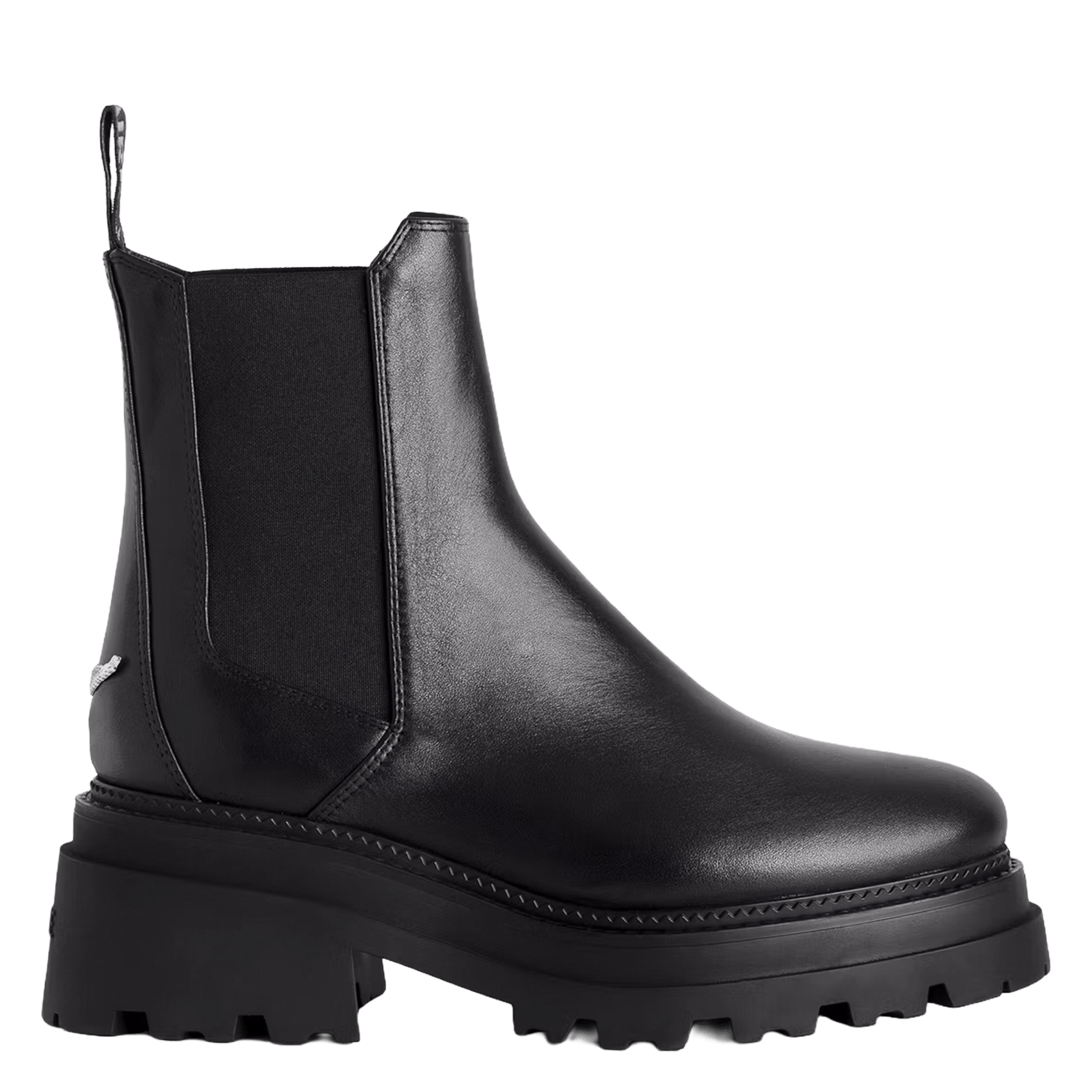 Bottines en cuir ride ZADIG&VOLTAIRE Noir