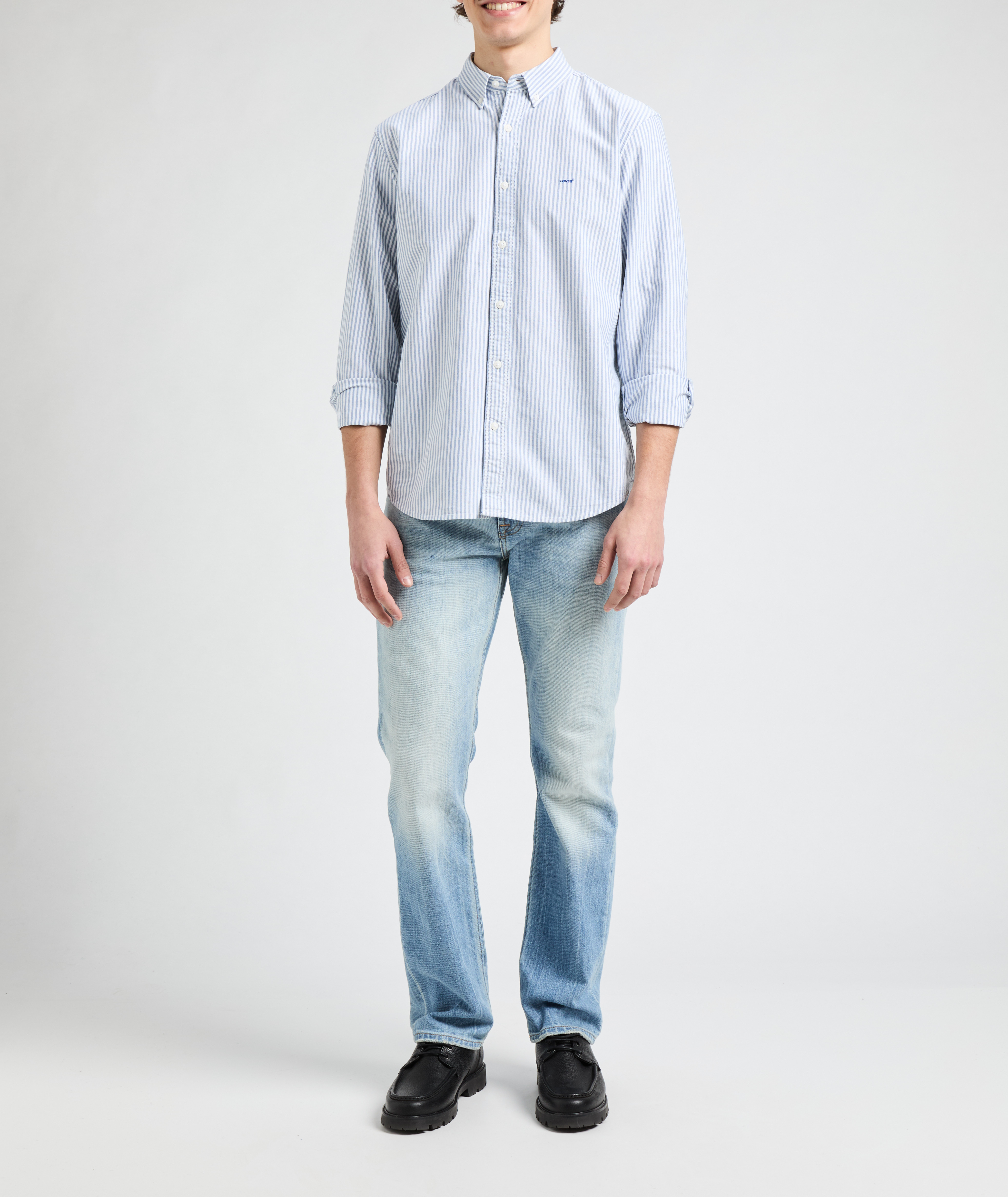 Chemise denim en coton  LEVI'S Bleu