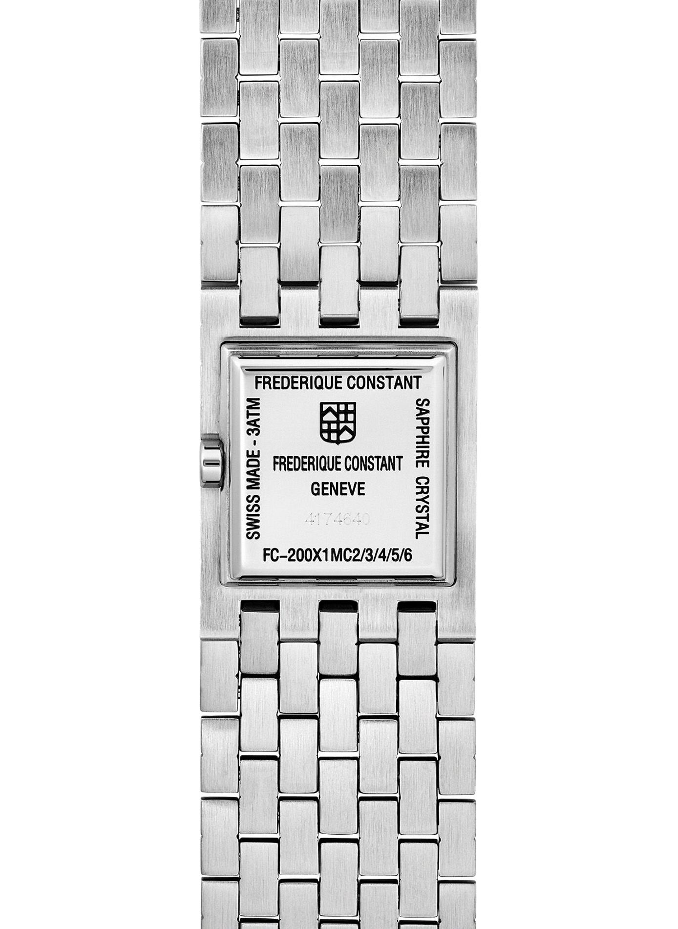 Montre quartz en acier inoxydable FREDERIQUE CONSTANT Blanc