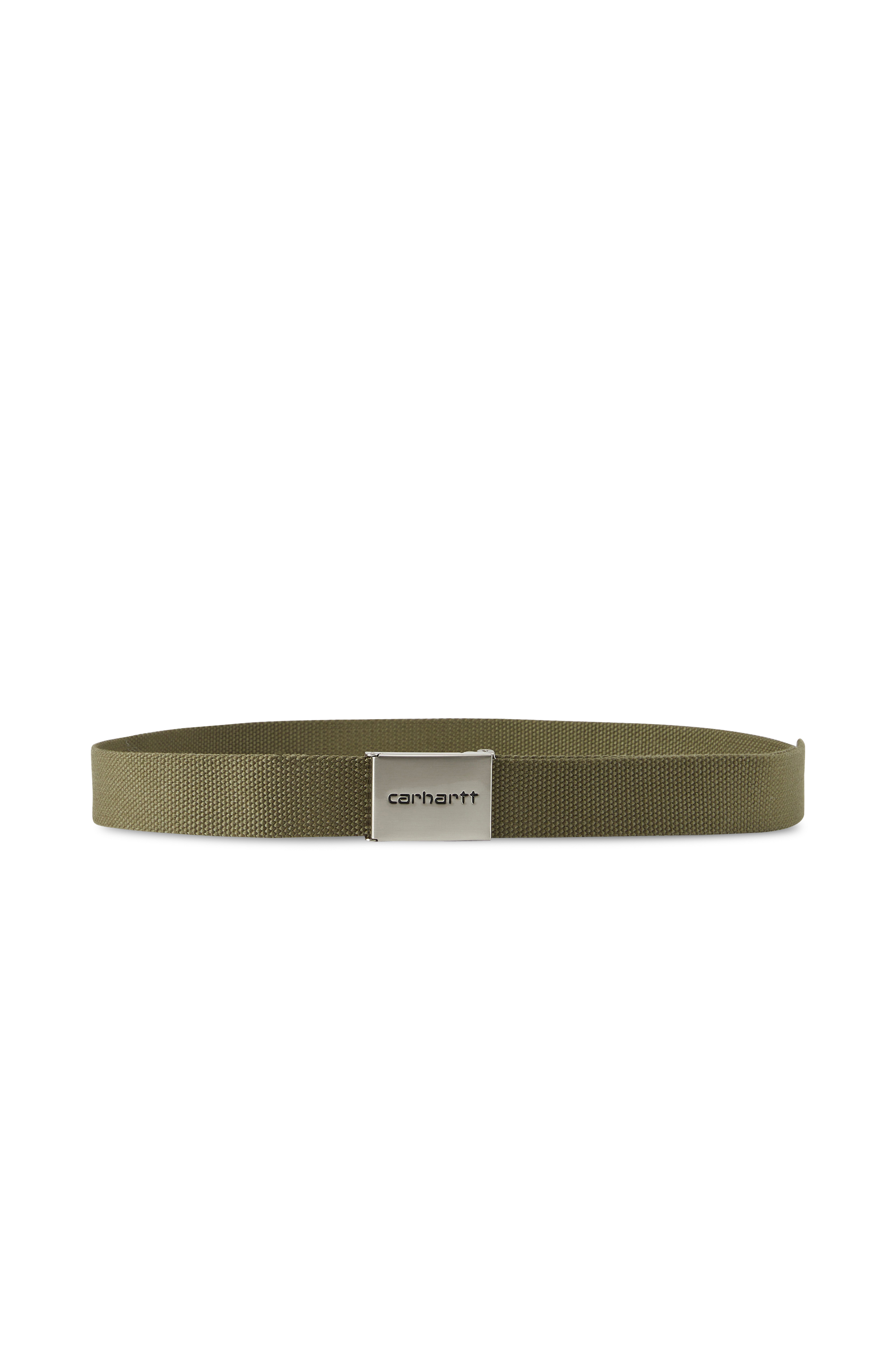 Ceinture clip belt chrome CARHARTT WIP Marron