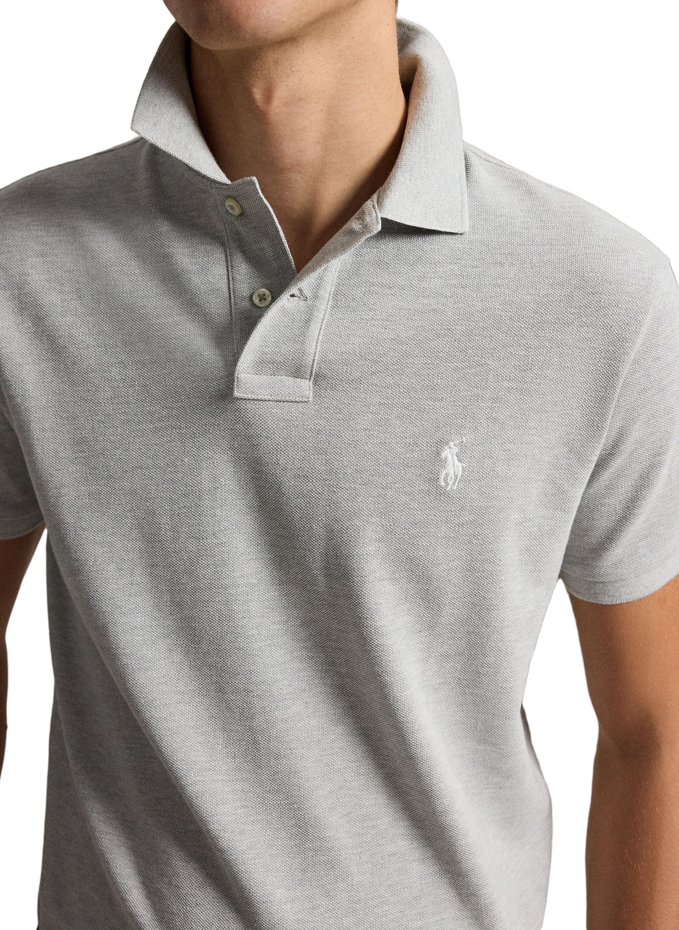 Polo en coton | Gris POLO RALPH LAUREN Homme
