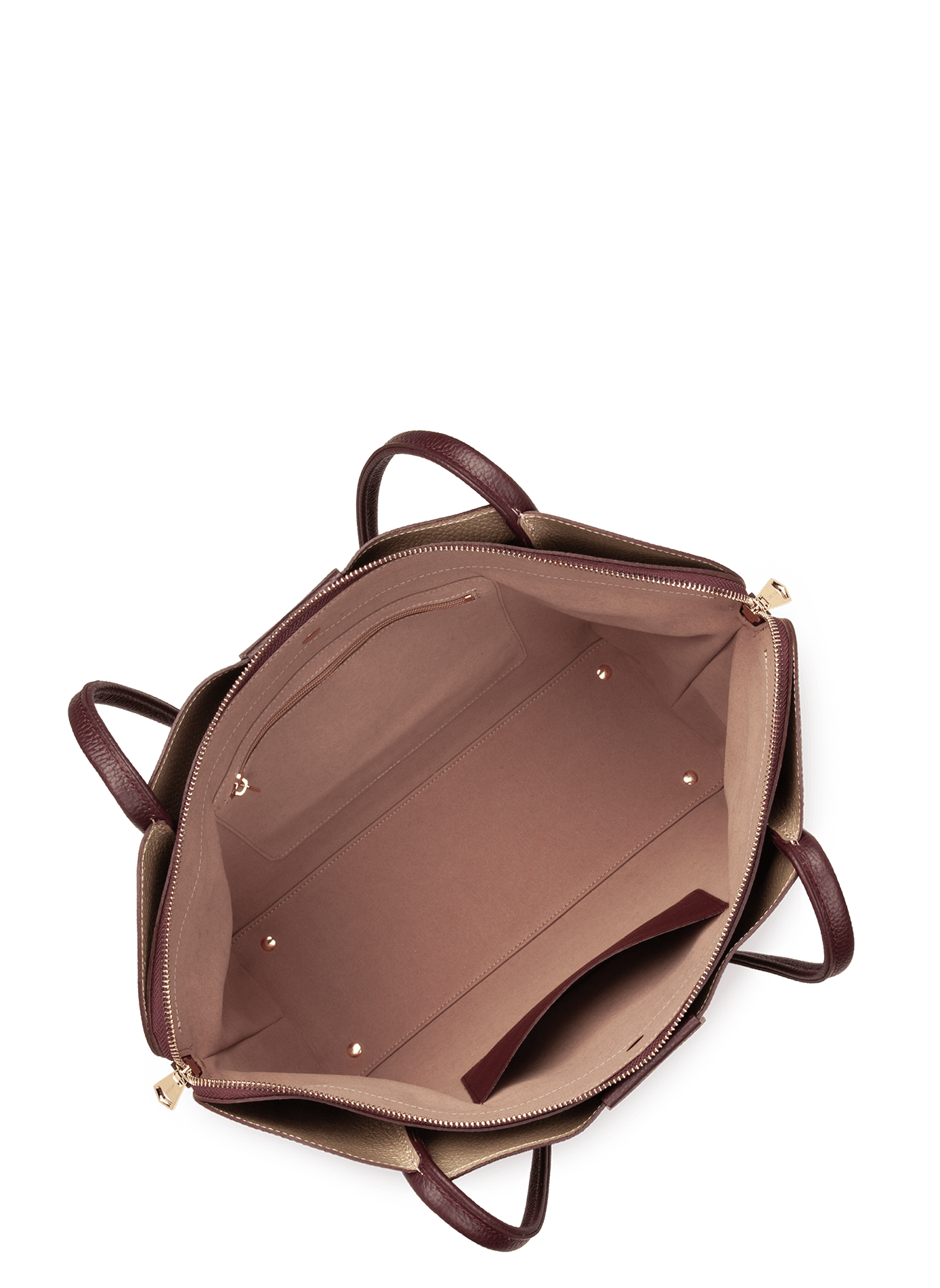 Très grand sac cabas épaule - ida double | Rouge LANCASTER Femme