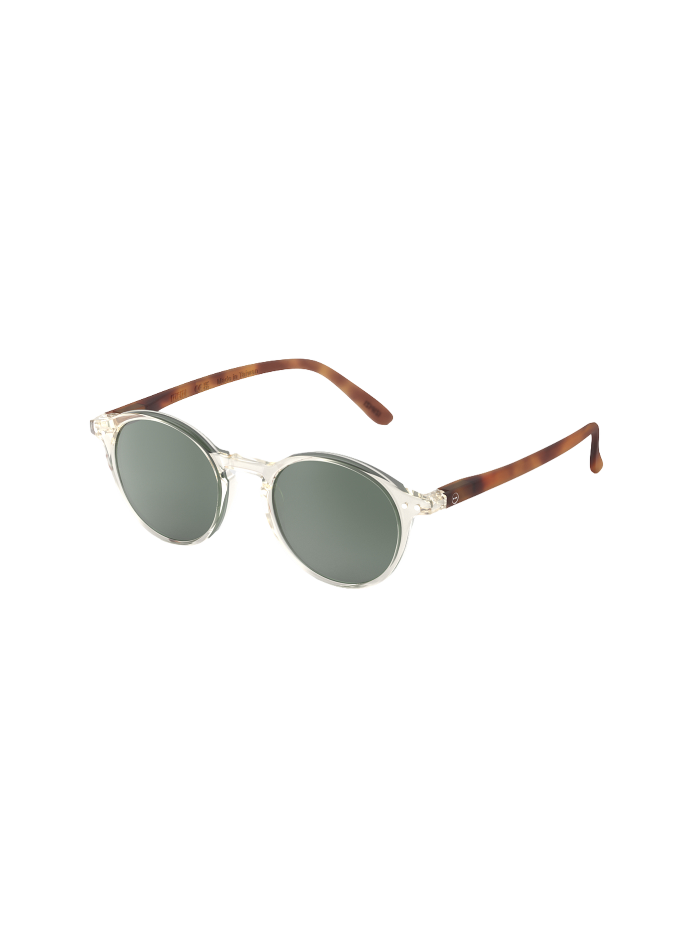 Transparent and round sunglasses IZIPIZI Transparent