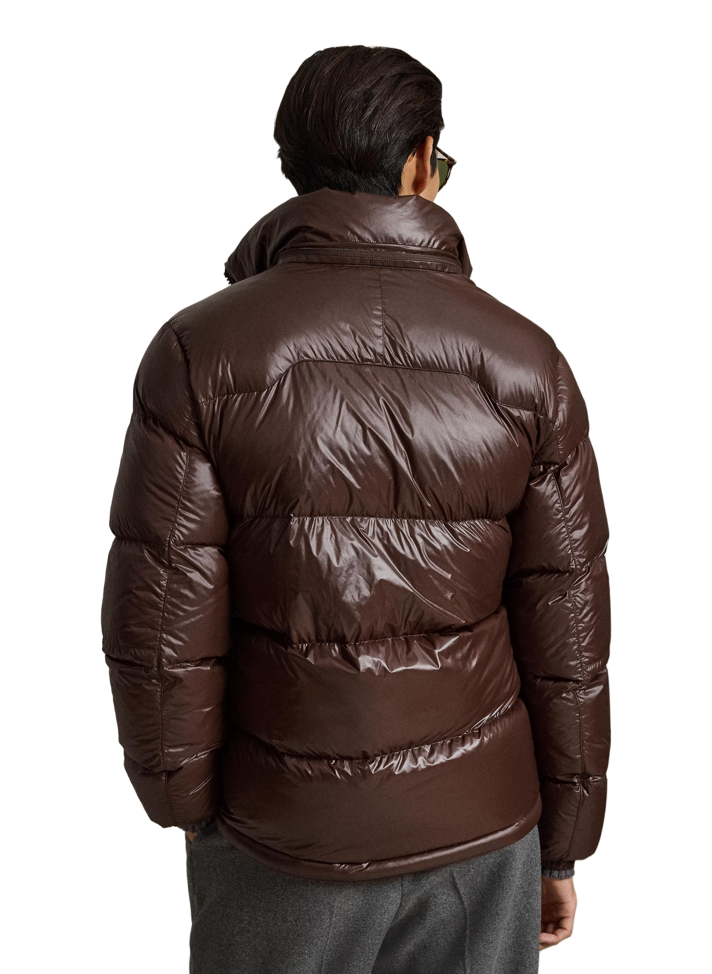 Gewatteerde jas met afneembare capuchon | Beige POLO RALPH LAUREN Heren