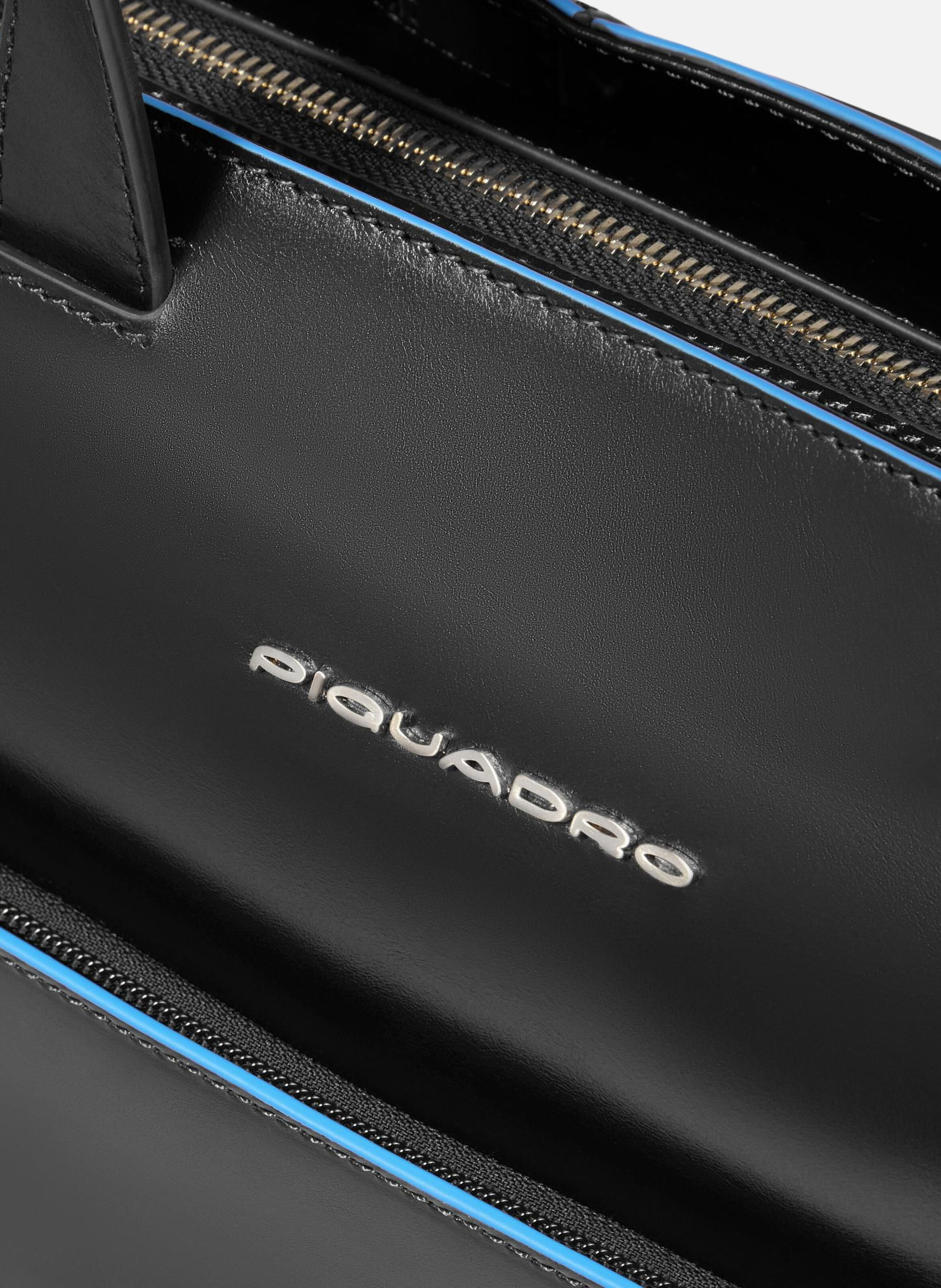 Dame laptoptas 15,6" PIQUADRO Zwart