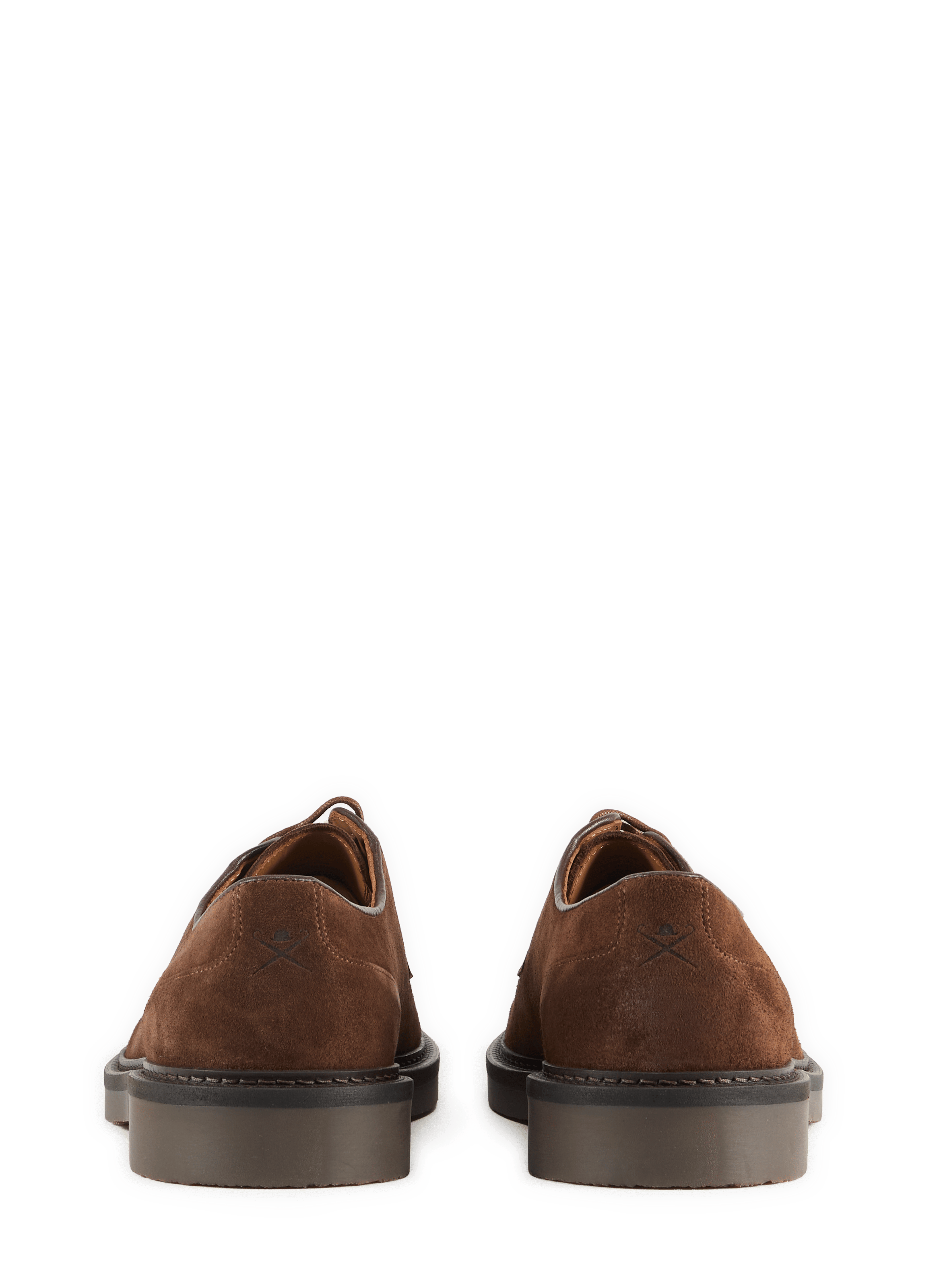 Round-toe leather loafers HACKETT Brown