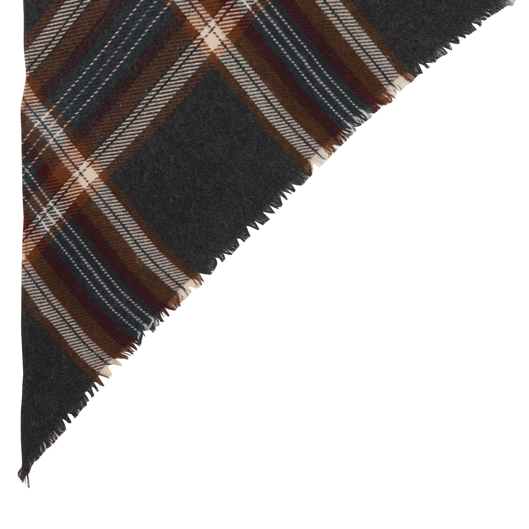 Echarpe triangle brodée bandana raphael MAISON 123 Gris