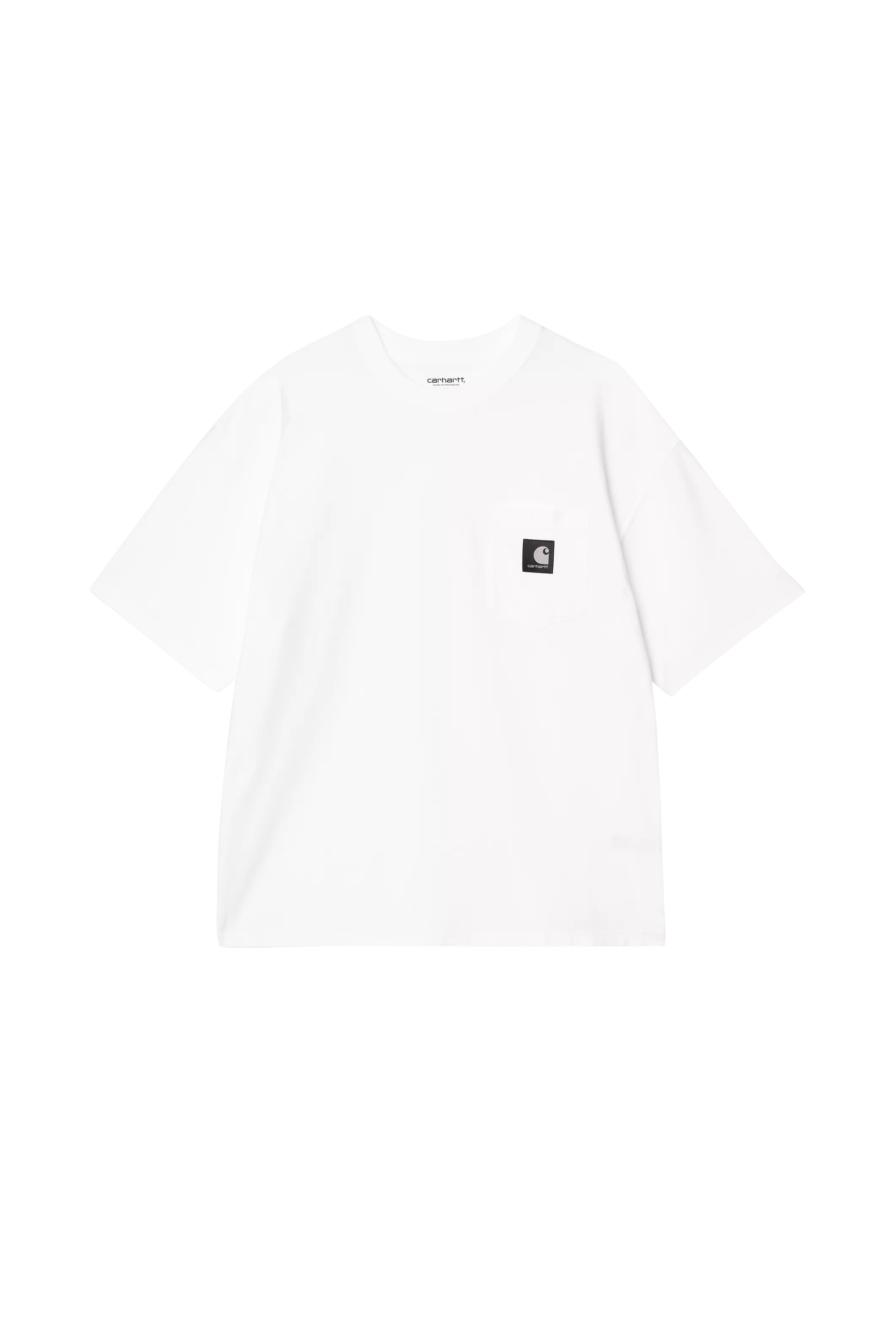 T-shirt og loose pocket  White
