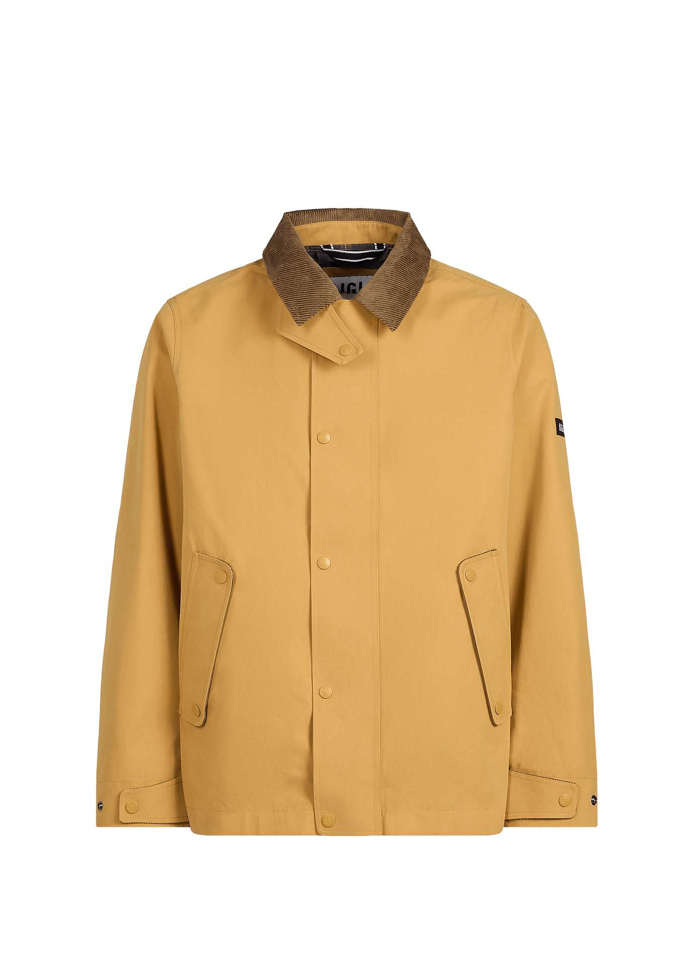 Parka holgada de cuello clásico en mezcla de algodón AIGLE Marrón