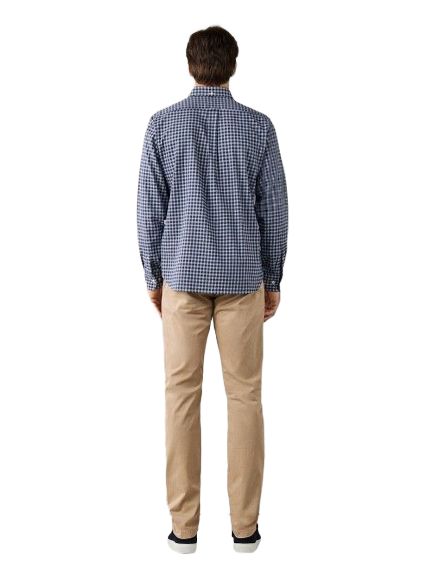 Classic checkered cotton shirt FACONNABLE Blue