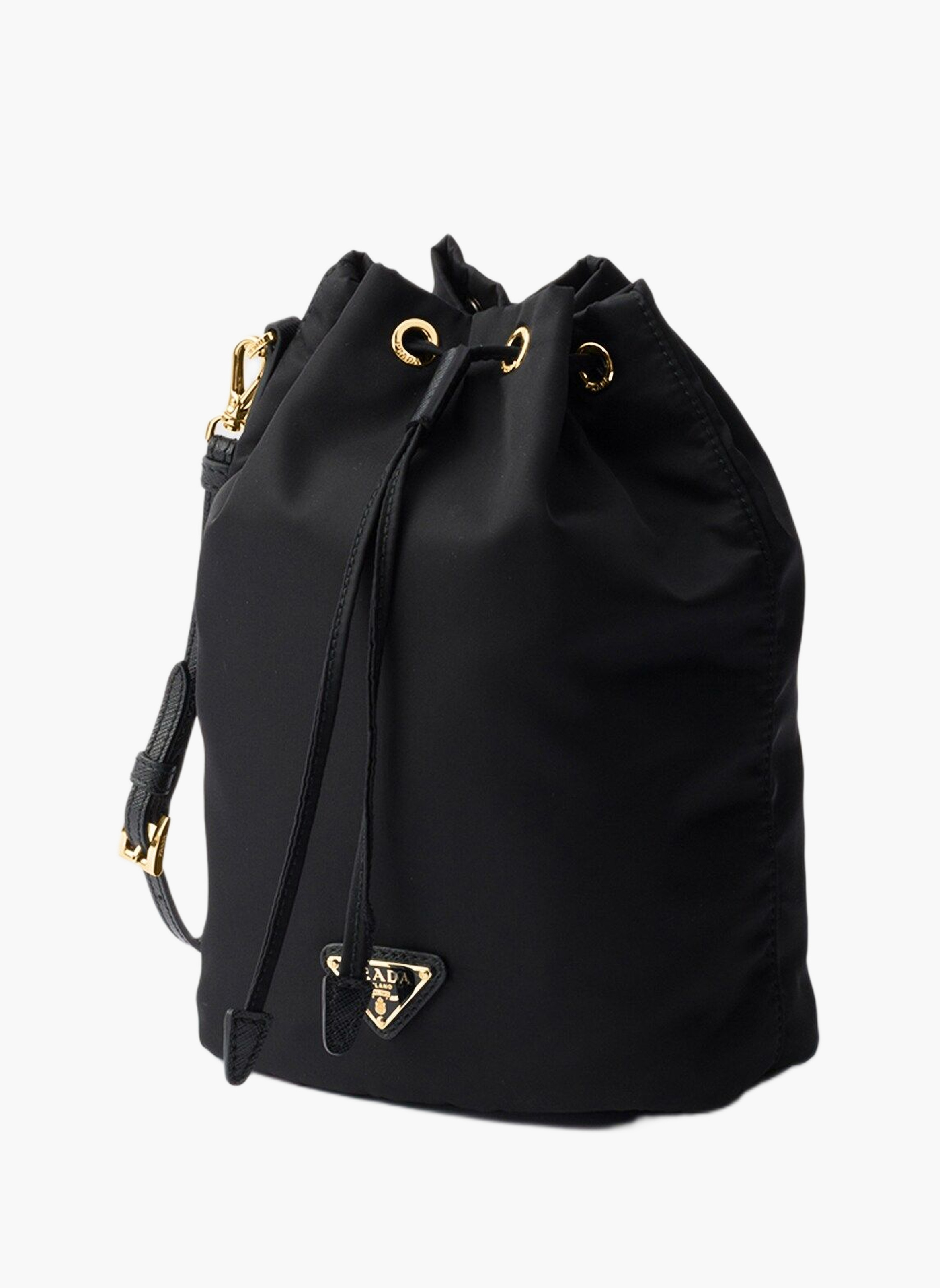Pochette en re-nylon PRADA Noir