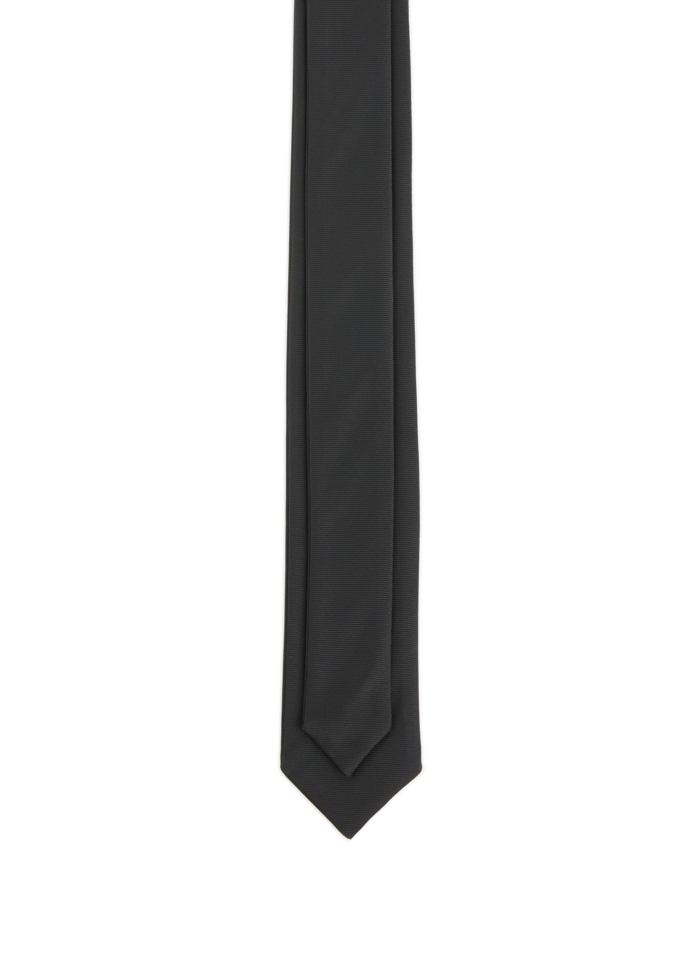 Jacquard tie  AU PRINTEMPS PARIS Black