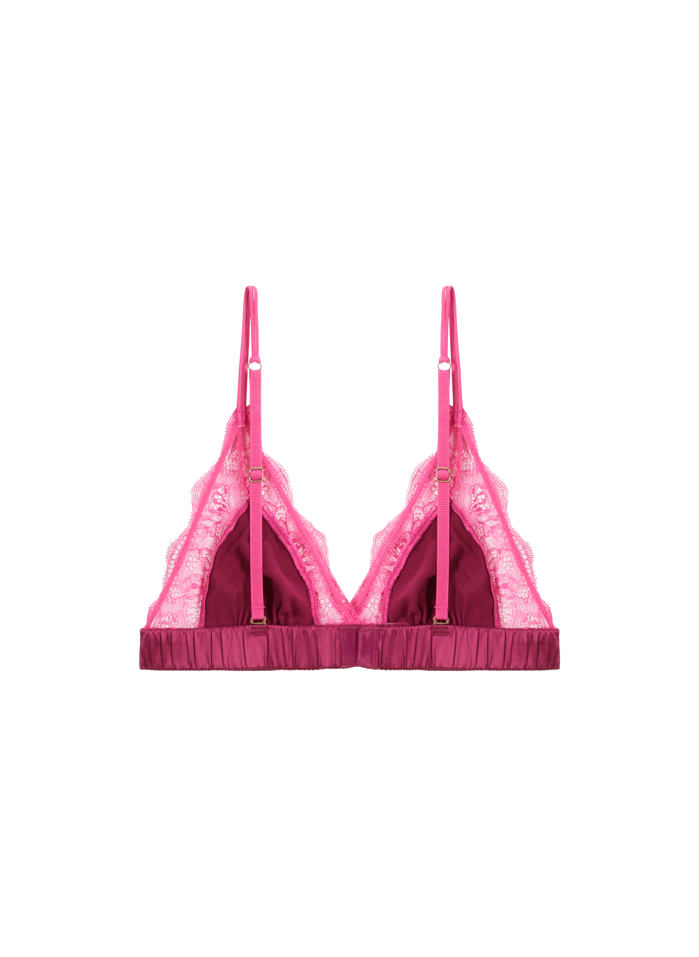 Soutien-gorge triangle satiné