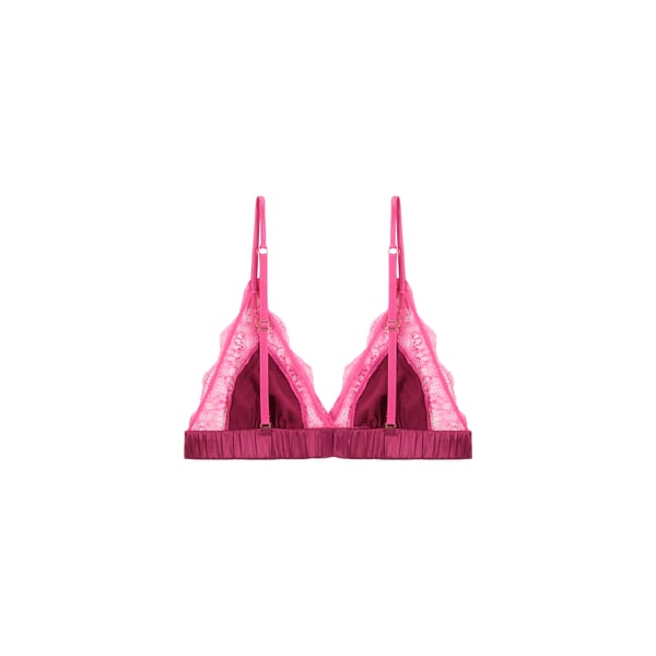 Soutien-gorge triangle satiné