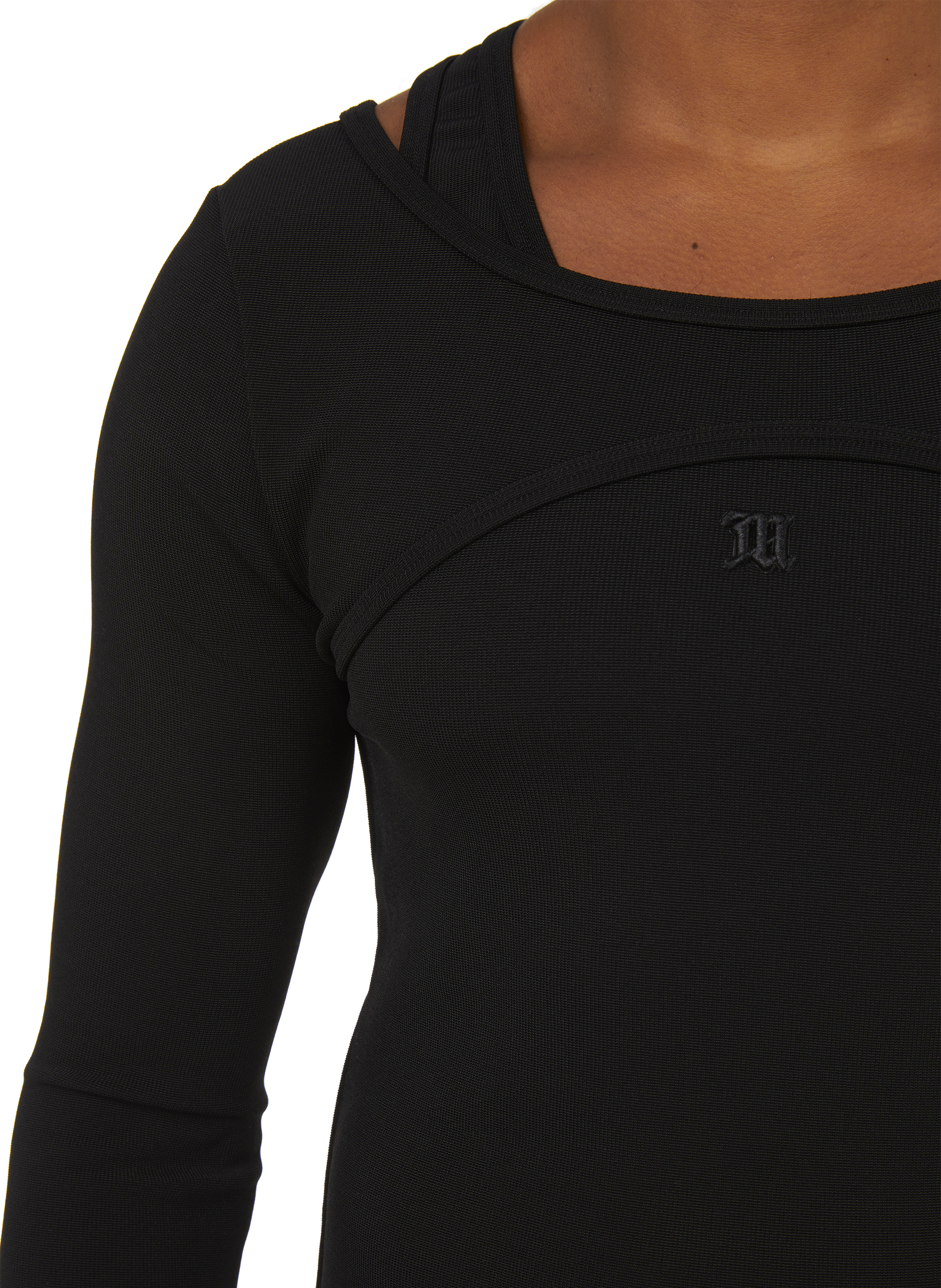 Long-sleeve top with cutout MISBHV Black