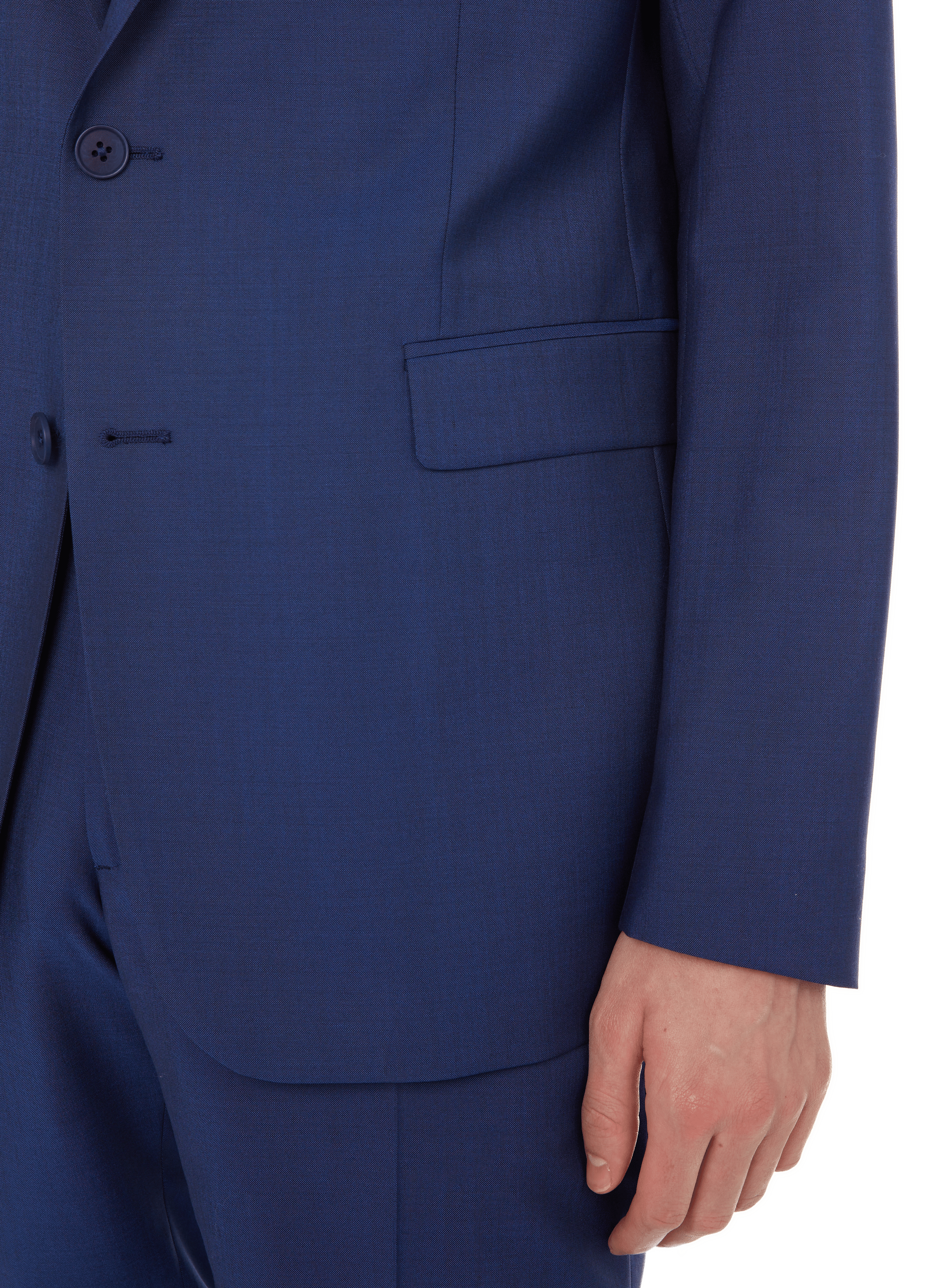 Veste blazer Dasta en laine et mohair SAISON 1865 Bleu