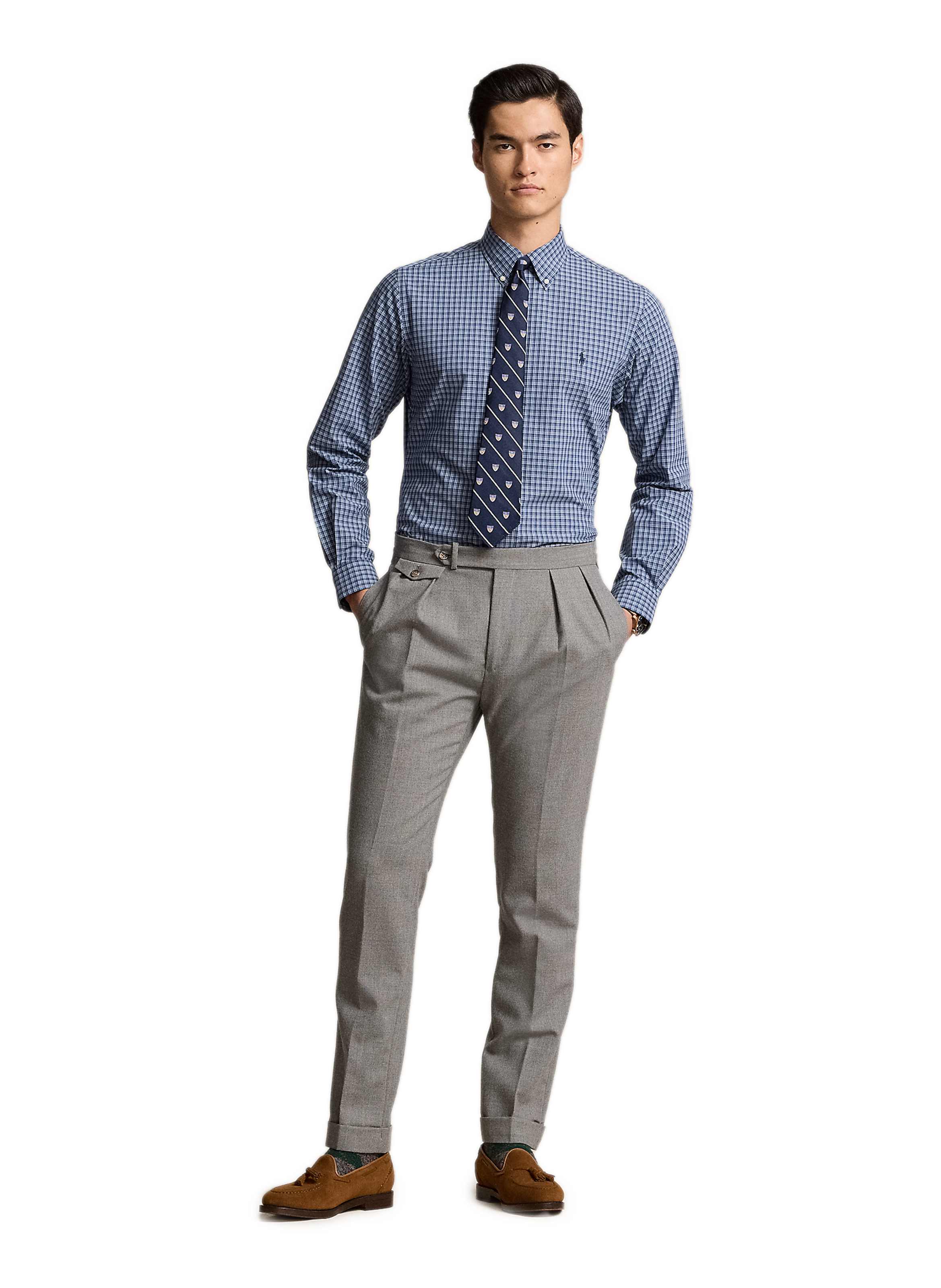 Check cotton Shirt POLO RALPH LAUREN Blue