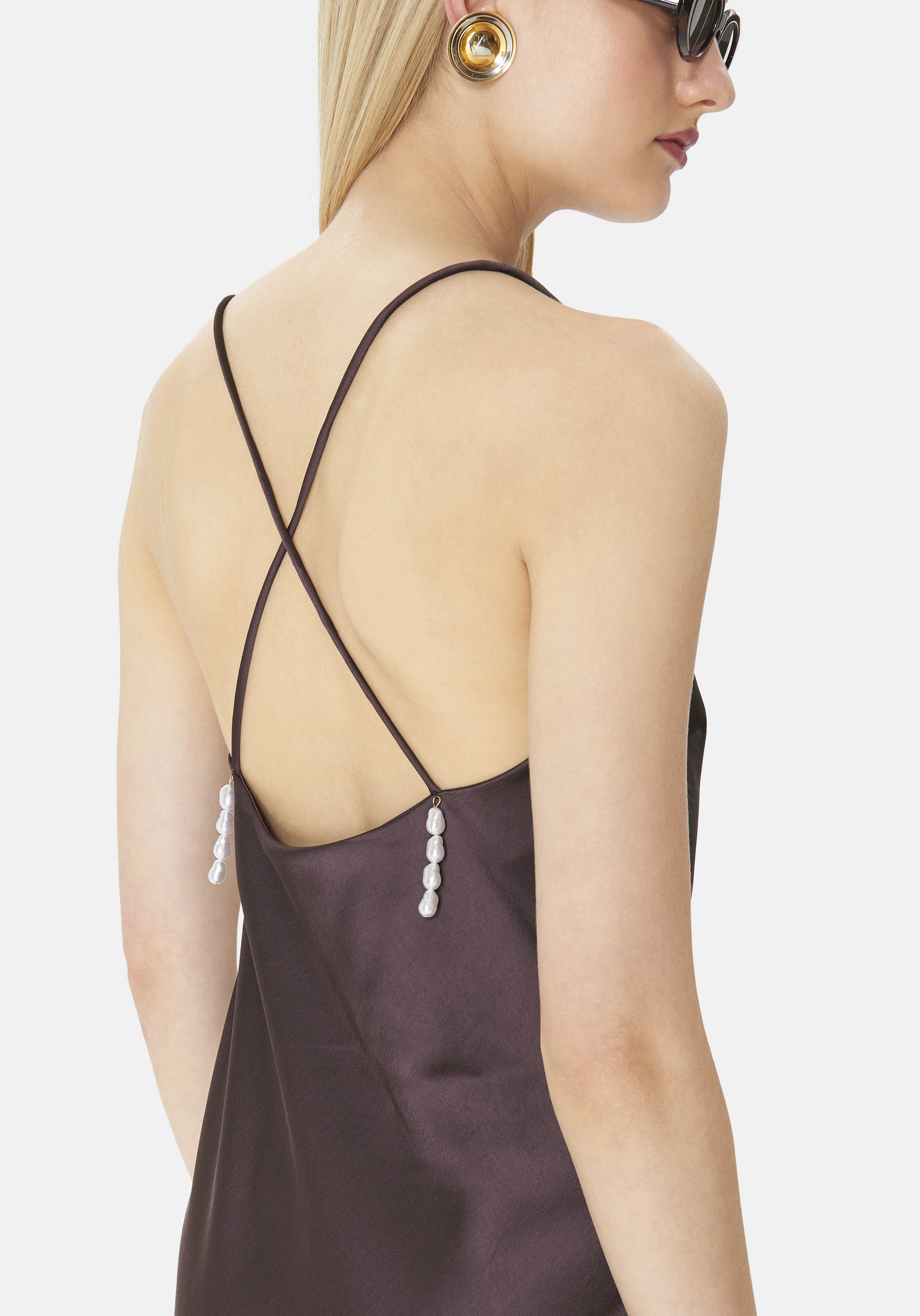 Robe reane TARA JARMON Marron