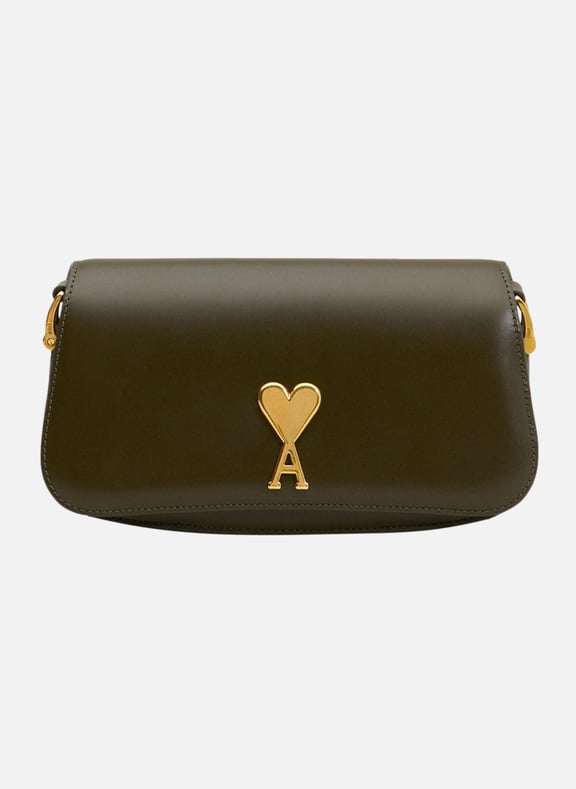 Sac porté epaule paris paris unisexe Vert by AMI PARIS AMI PARIS Sac porté epaule paris paris unisexe Vert