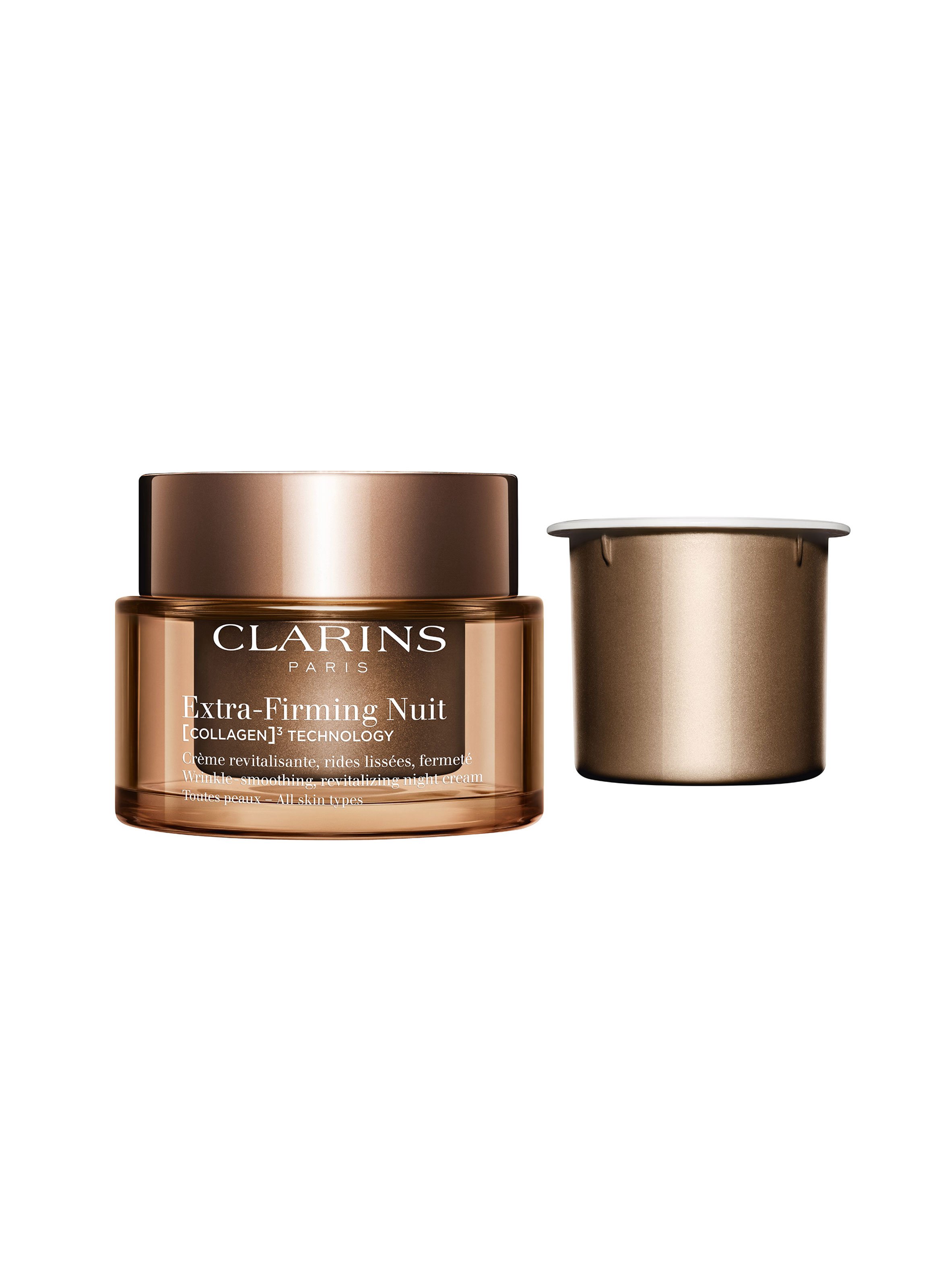 Extra-Firming Night Cream for All Skin Types - Refill CLARINS No color