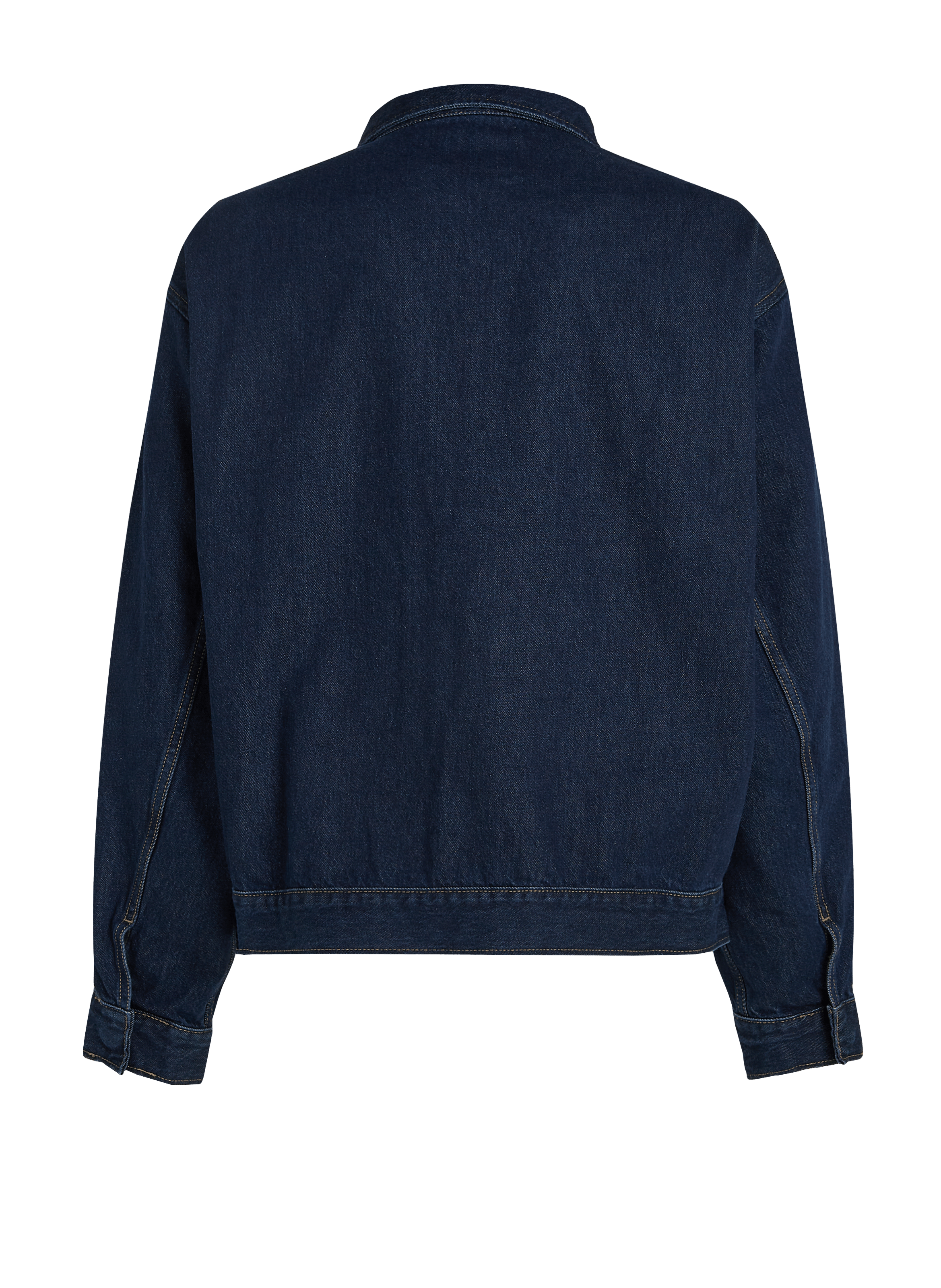 Oversized cotton denim jacket CALVIN KLEIN Blue