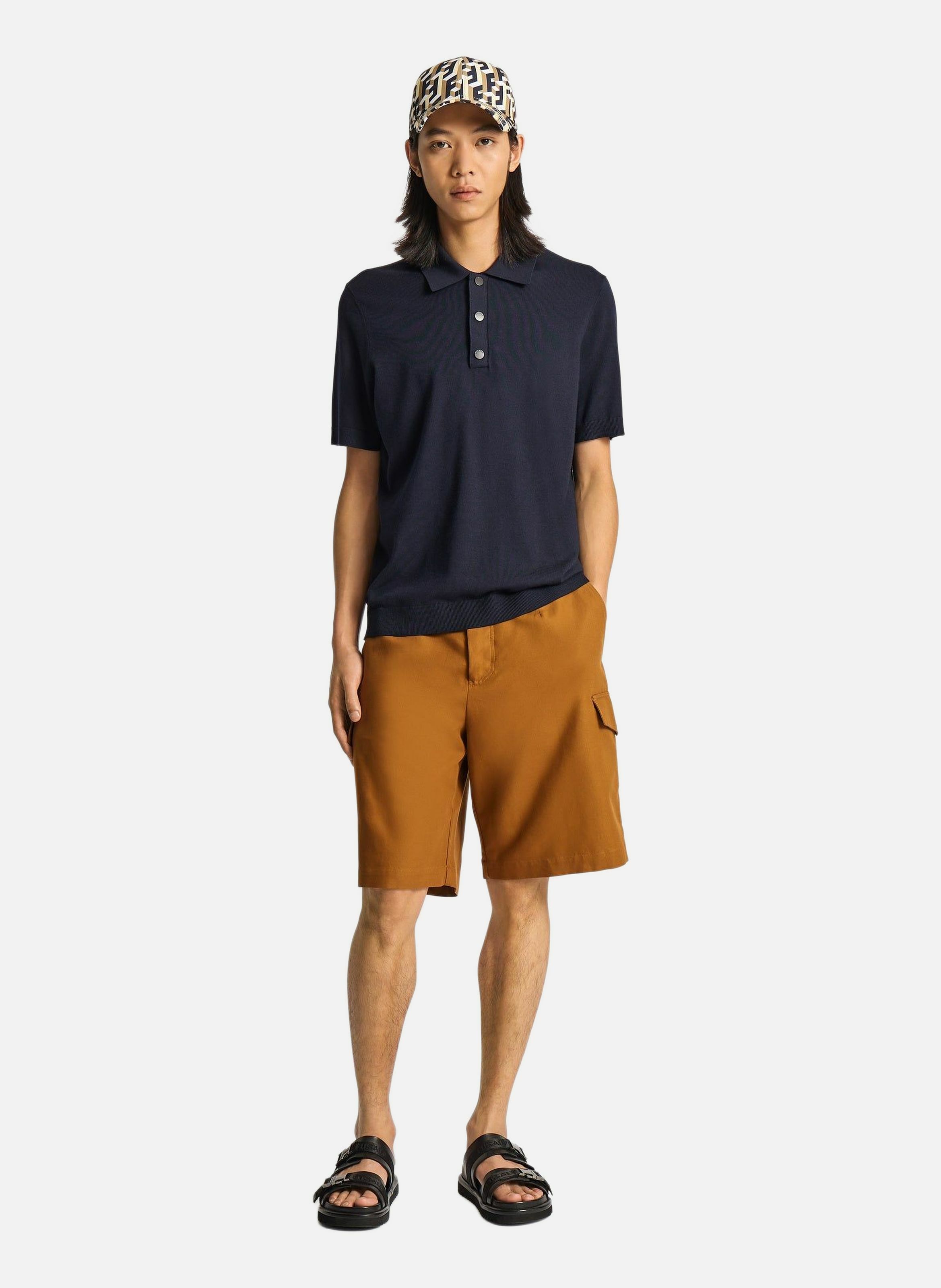 Polo manches courtes henryo col polo coupe regular FUSALP Bleu