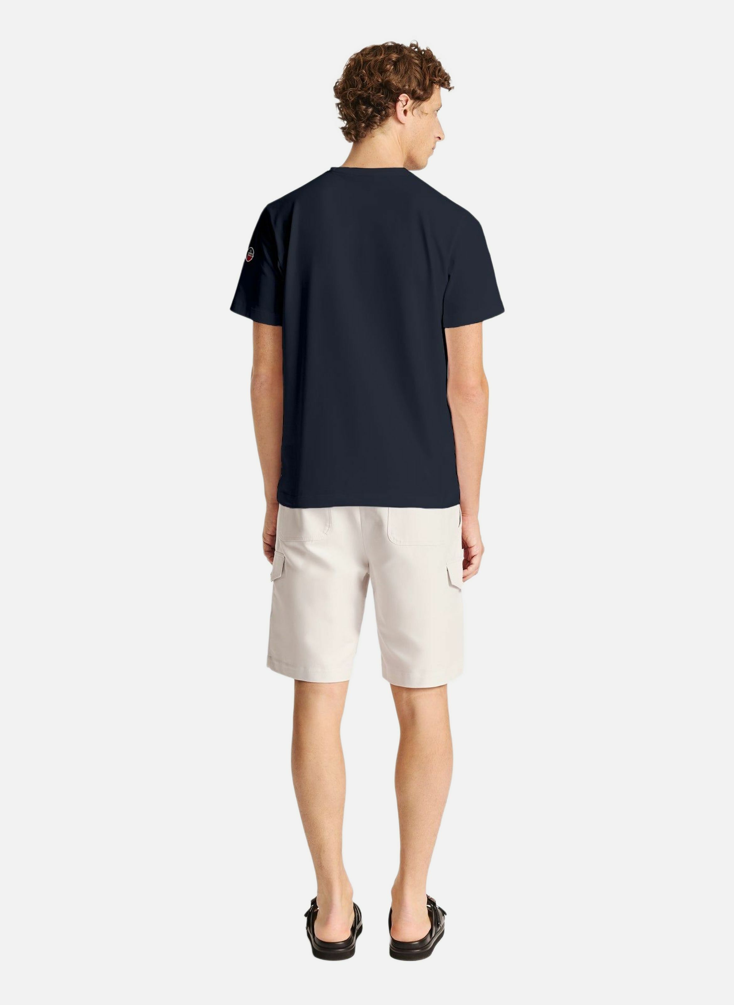 T-shirt riviere col rond coupe regular FUSALP Bleu