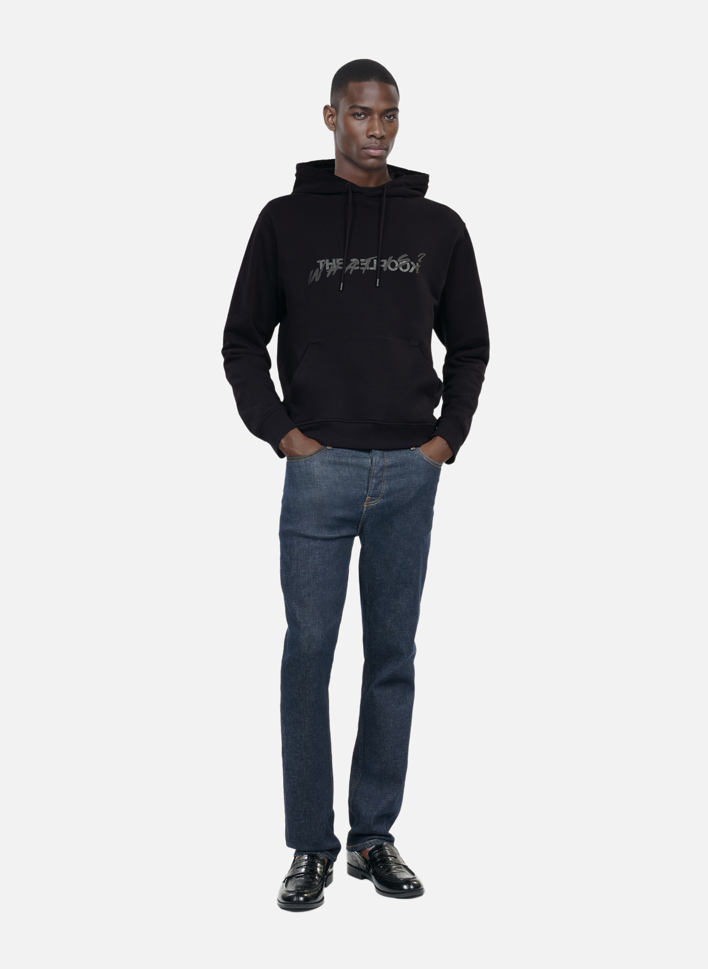 Sweatshirt à capuche en coton what is THE KOOPLES Noir