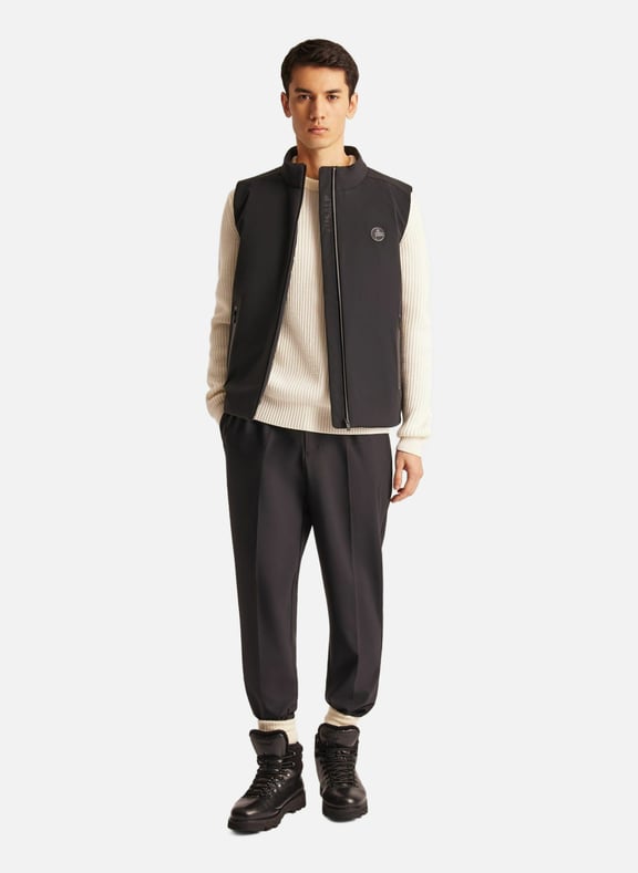 Veste sans manches mattin col montant coupe regular Noir by FUSALP FUSALP Veste sans manches mattin col montant coupe regular Noir