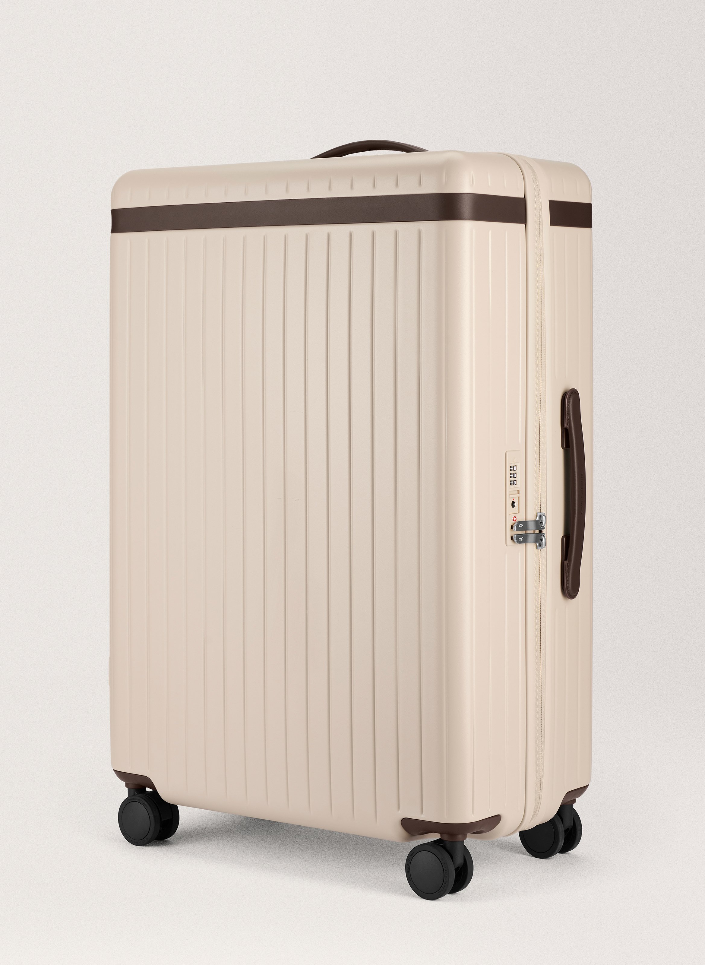 Valise 'the large check-in' en polycarbonate à fermeture zippée CARL FRIEDRIK Beige