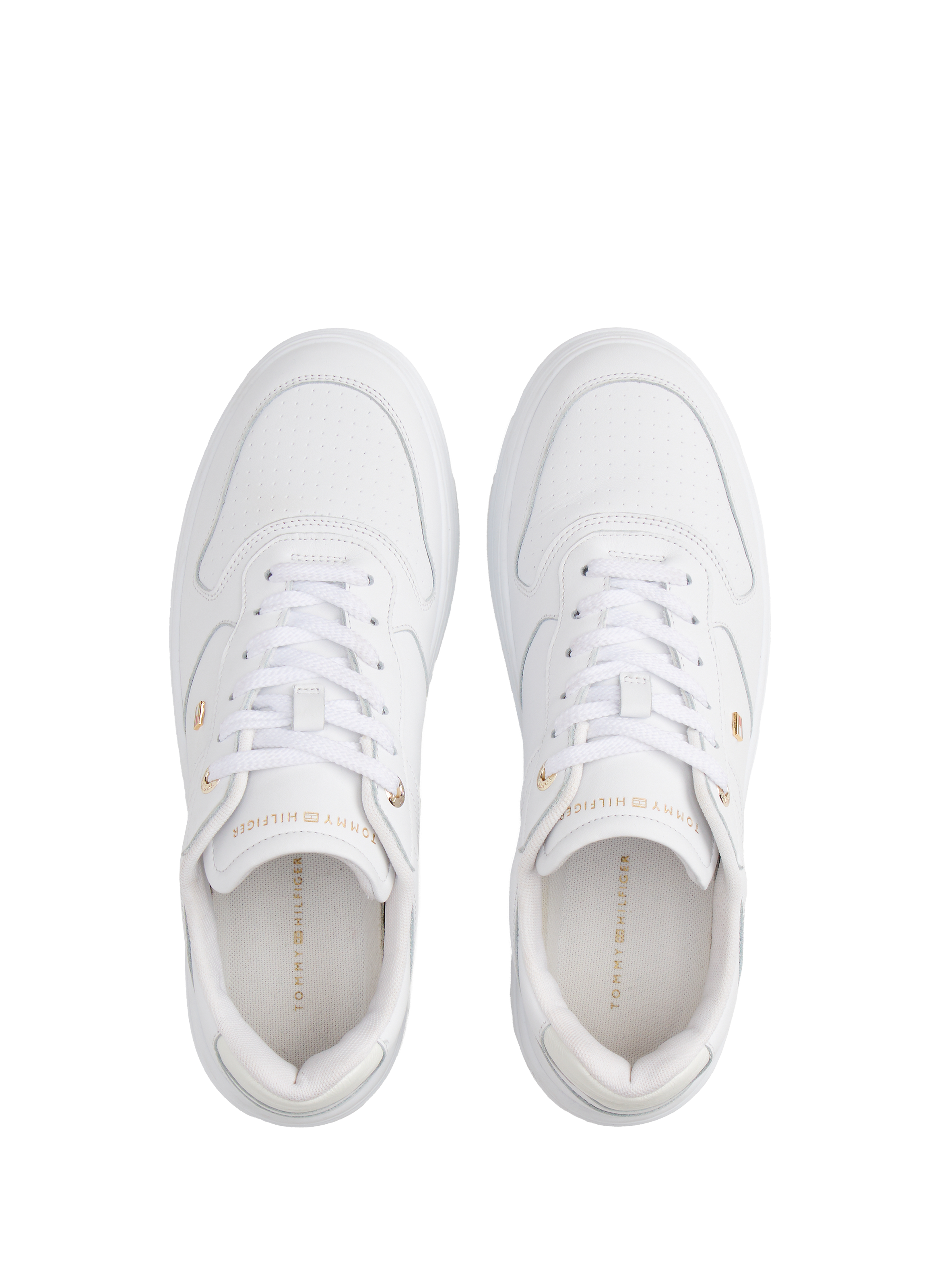 Leather sneakers TOMMY HILFIGER White