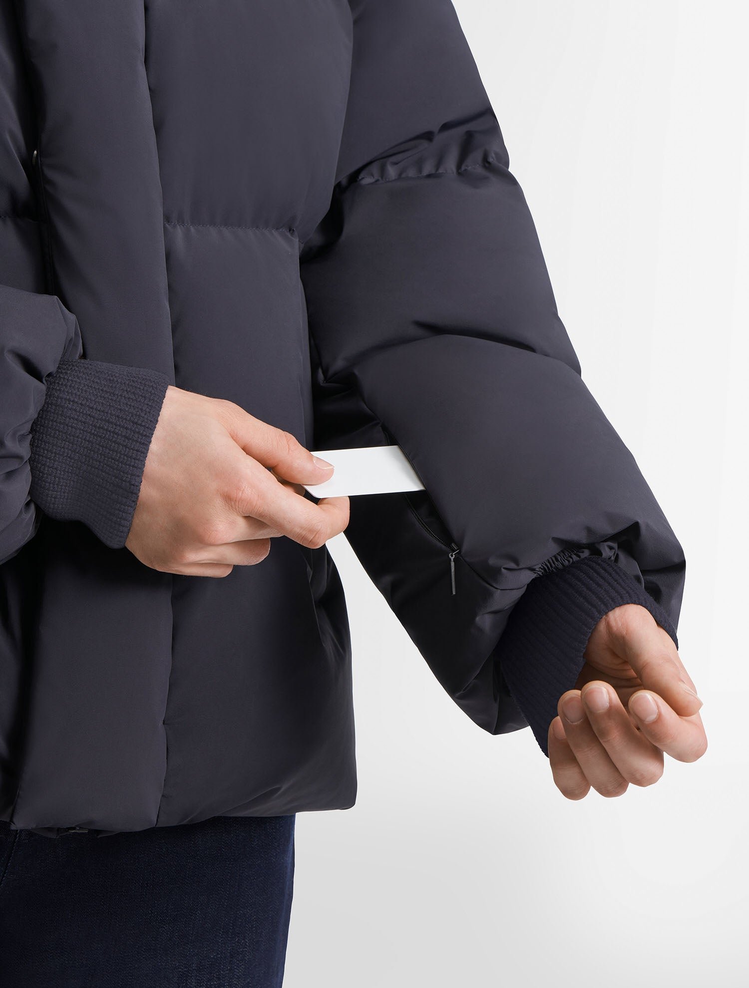 Blouson atila col montant coupe oversize FUSALP Bleu