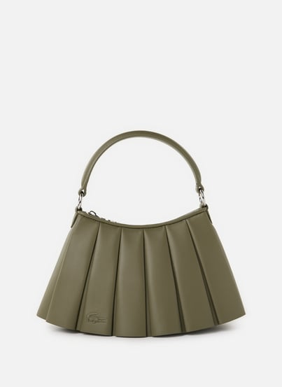 Petit sac Lenglen plissé en cuir LACOSTE Petit sac Lenglen plissé en cuir LACOSTE