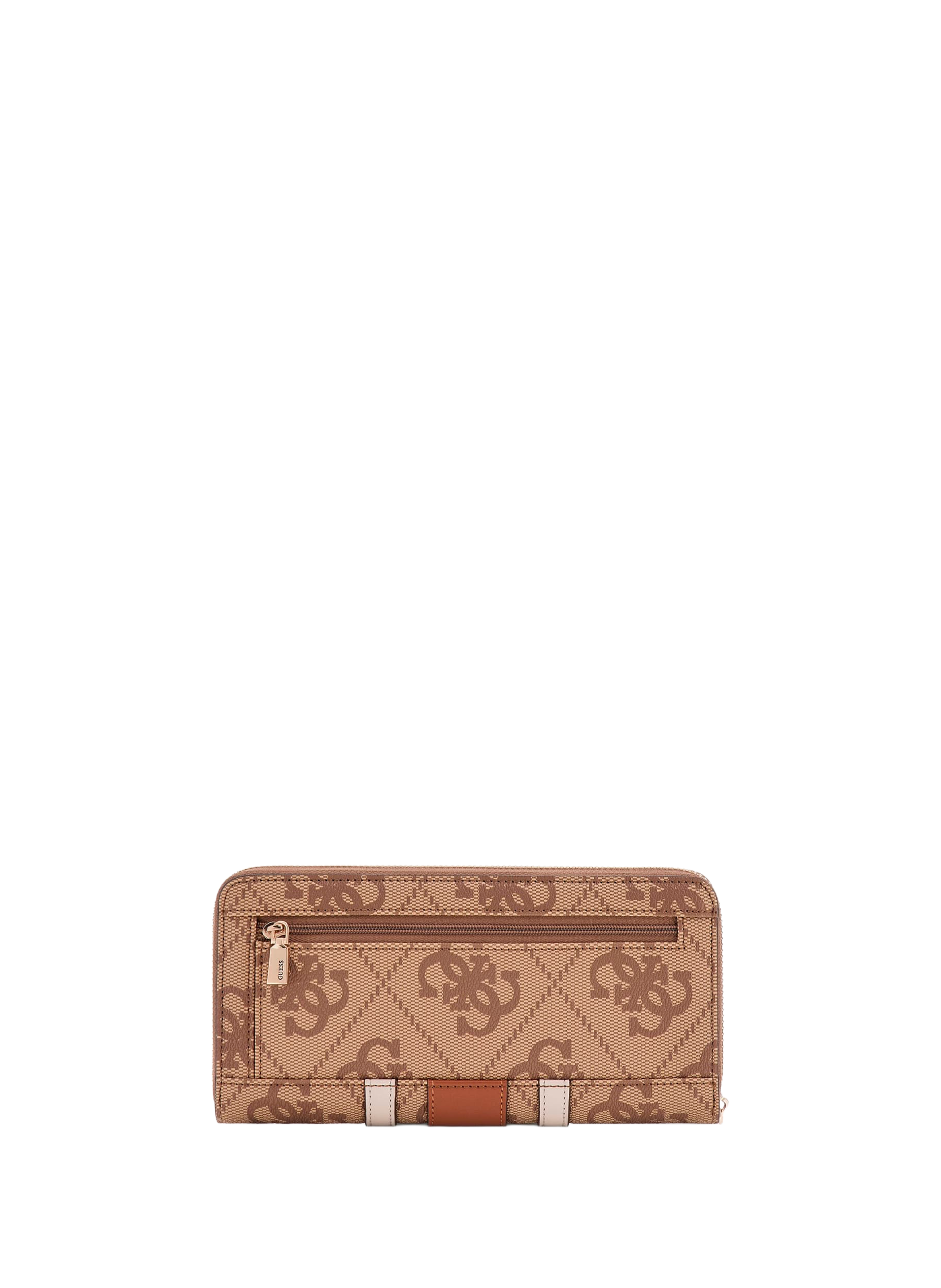 Portefeuille monogramé GUESS Marron