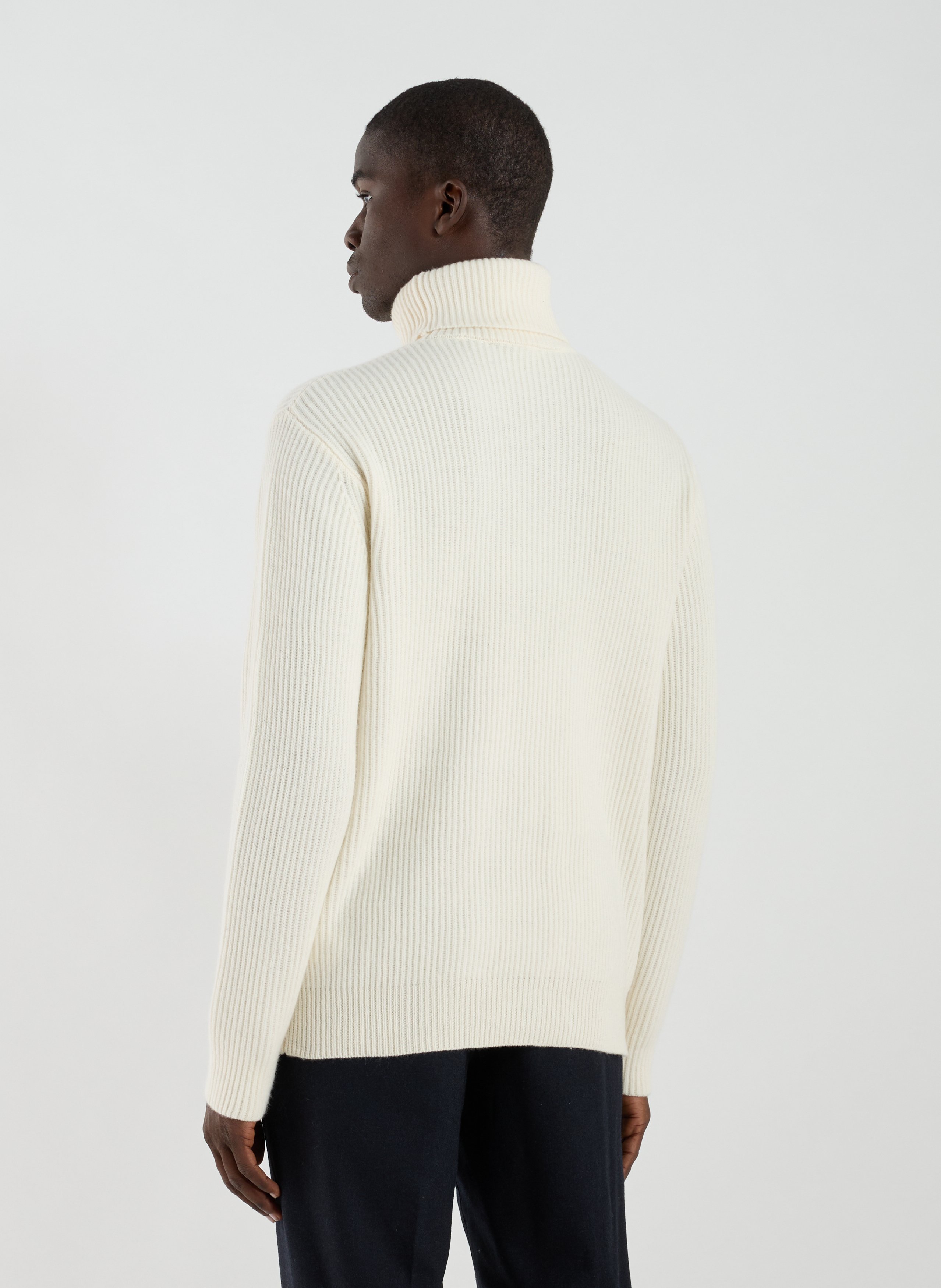 The knitted sweater Eddie LES DEUX White