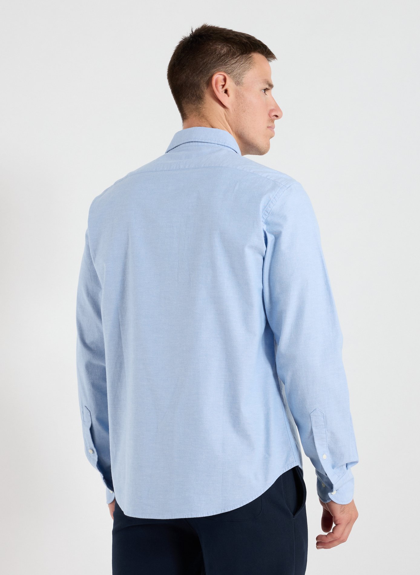 Chemise en coton brodé LA MARTINA Bleu