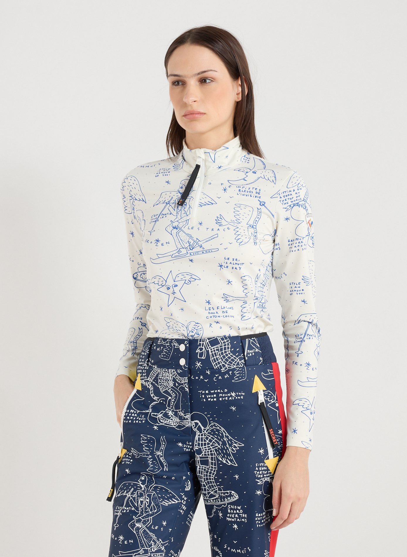 ROSSIGNOL Pull de ski Multicolore