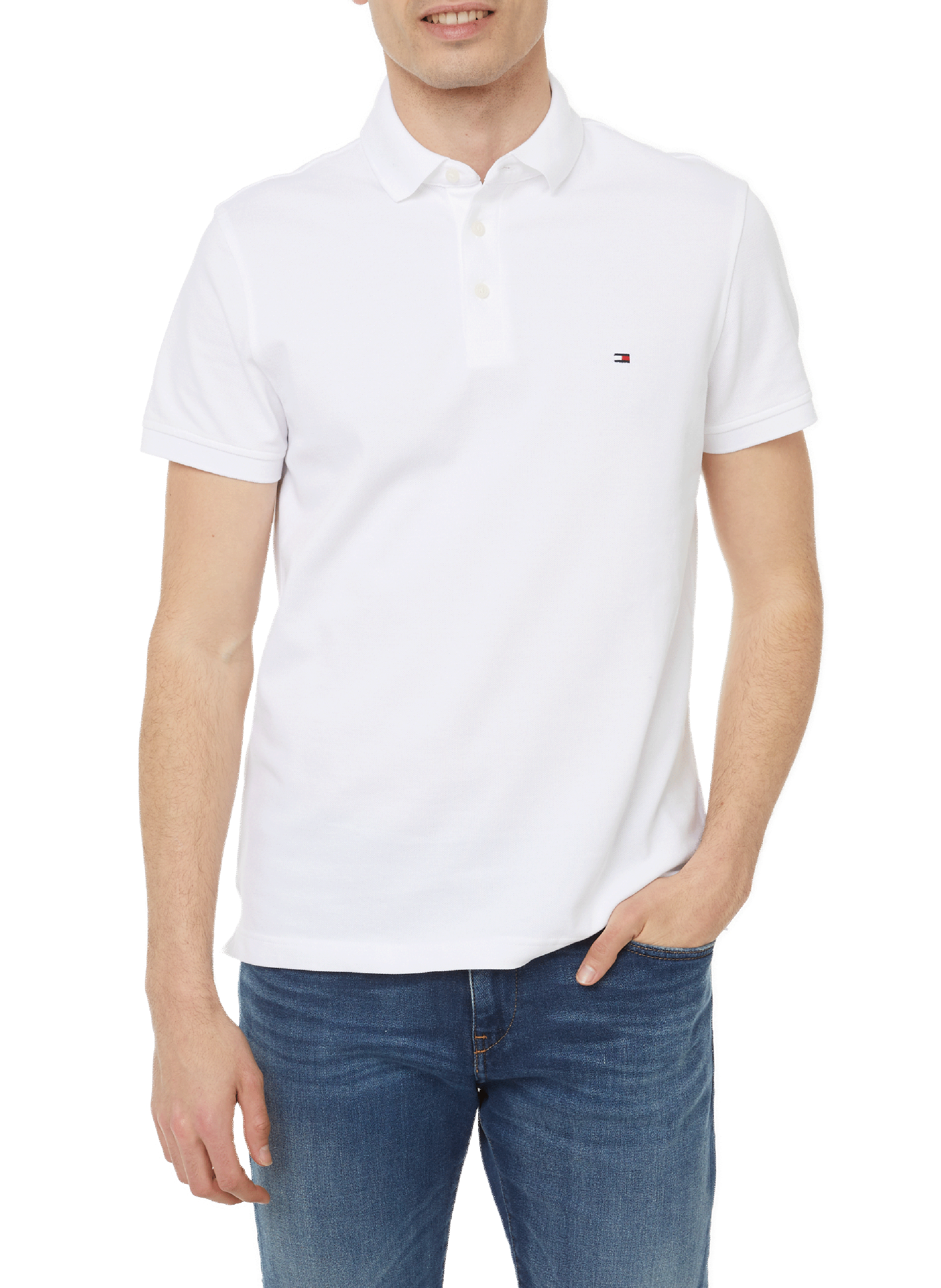 Iconic 1985 organic cotton polo shirt TOMMY HILFIGER White