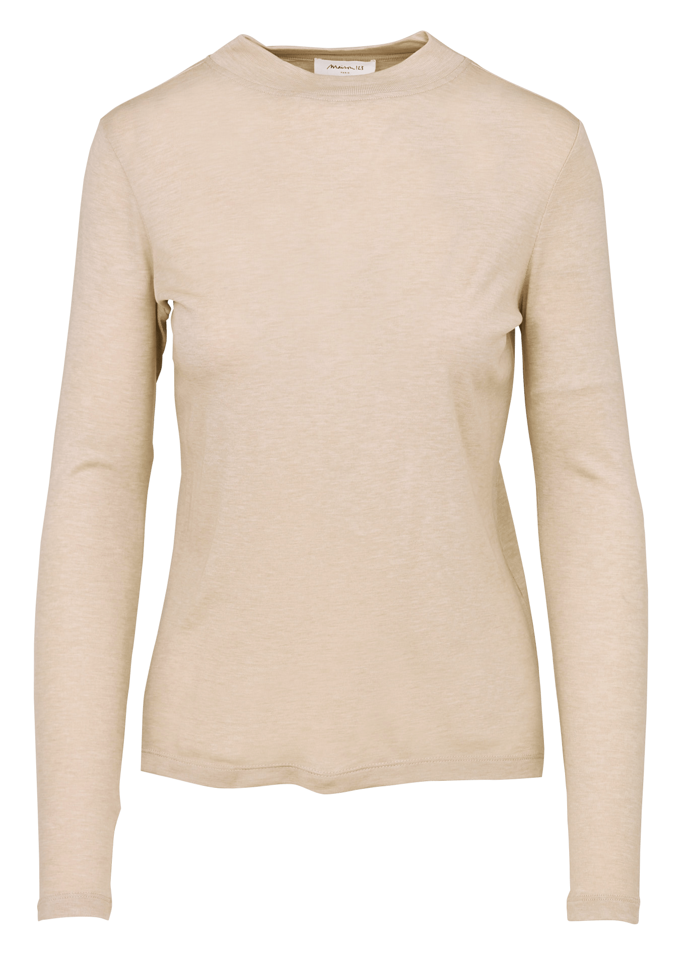 Tee-shirt manches longues fluide à col montant flynn MAISON 123 Blanc