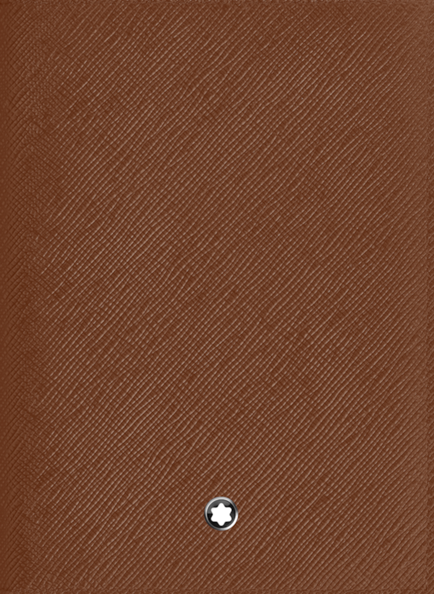 Leather passport holder MONTBLANC Brown