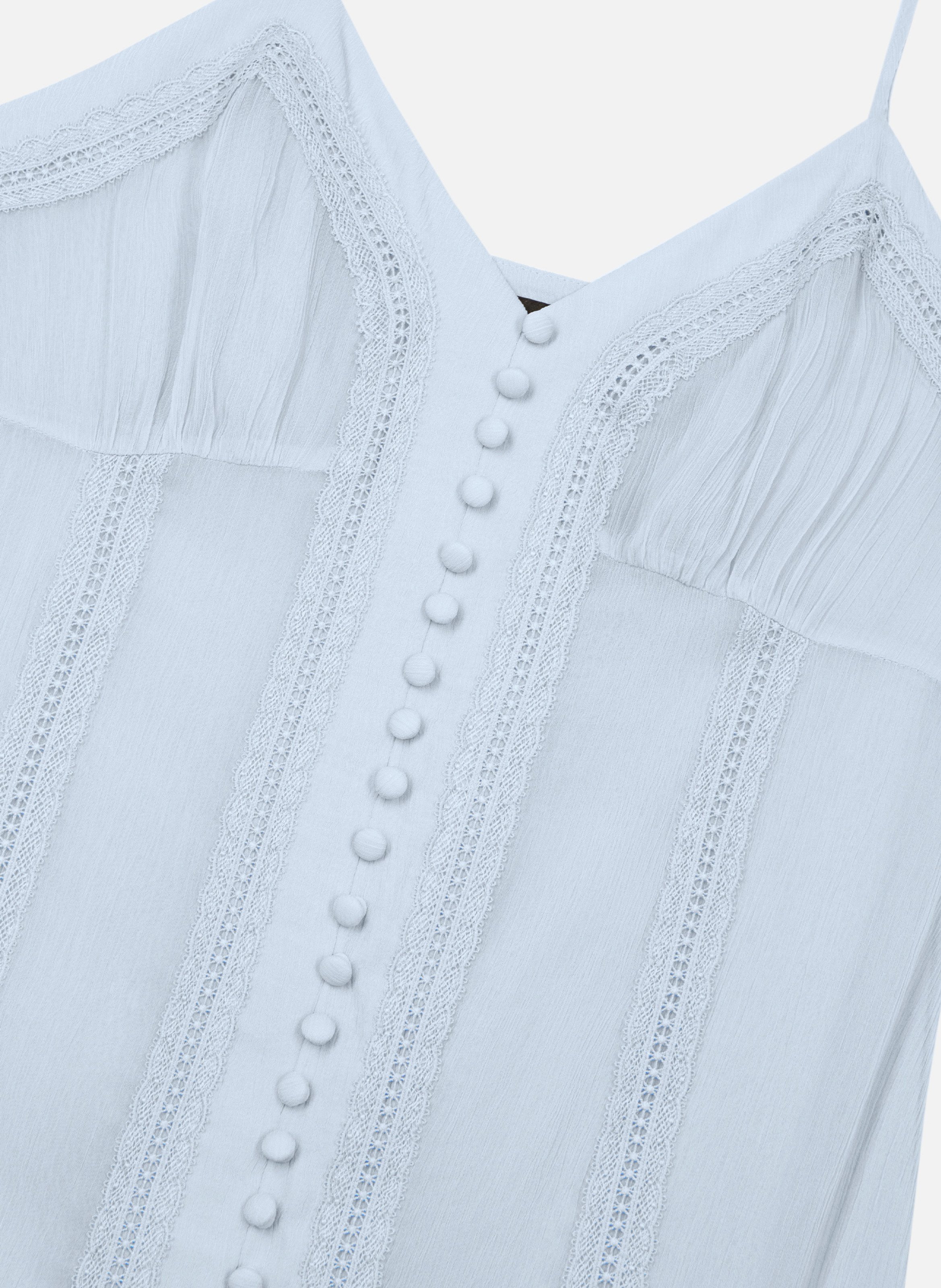 Robe courte détails dentelle THE KOOPLES Bleu